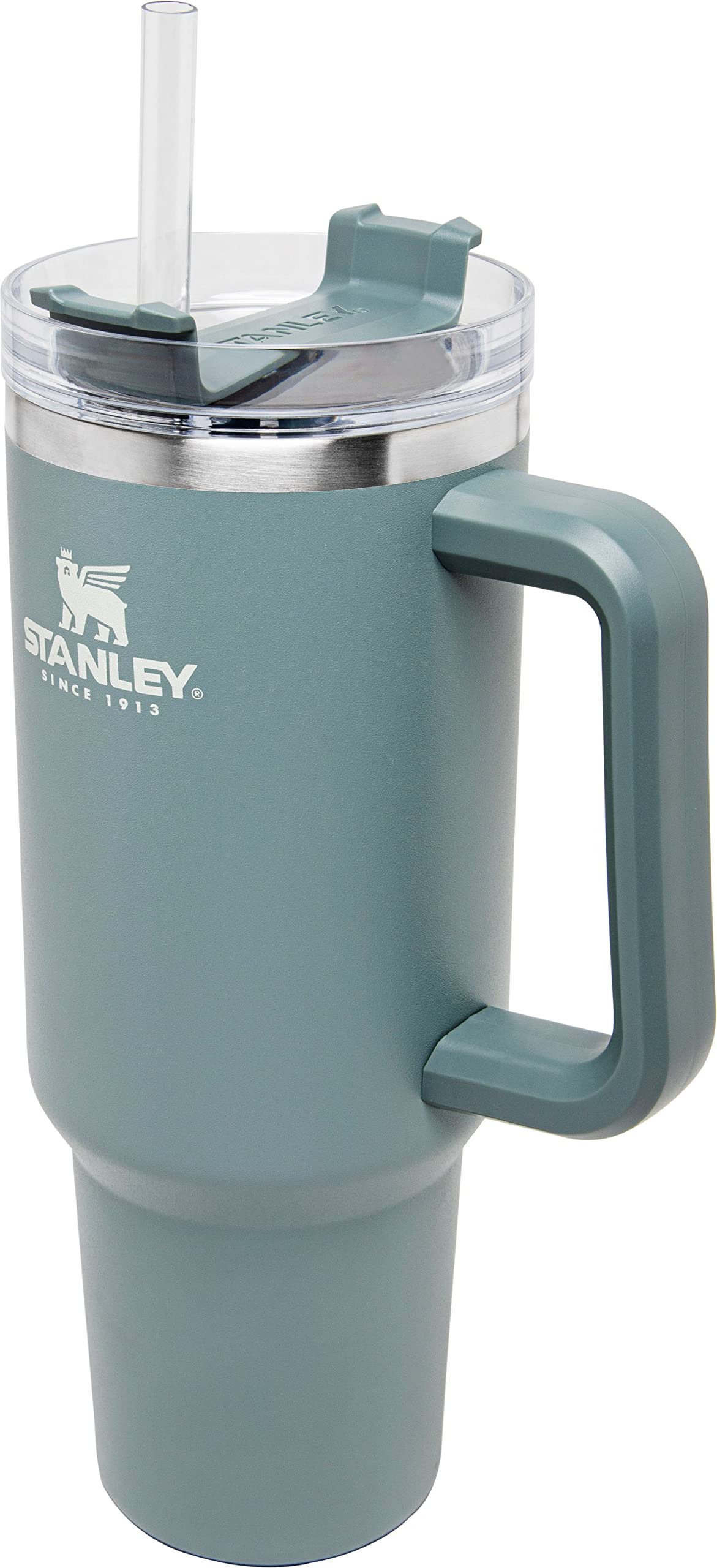 Stanley 40Oz Adventure Quencher Reusable Insulated Stainless Steel Tumbler (Shale)