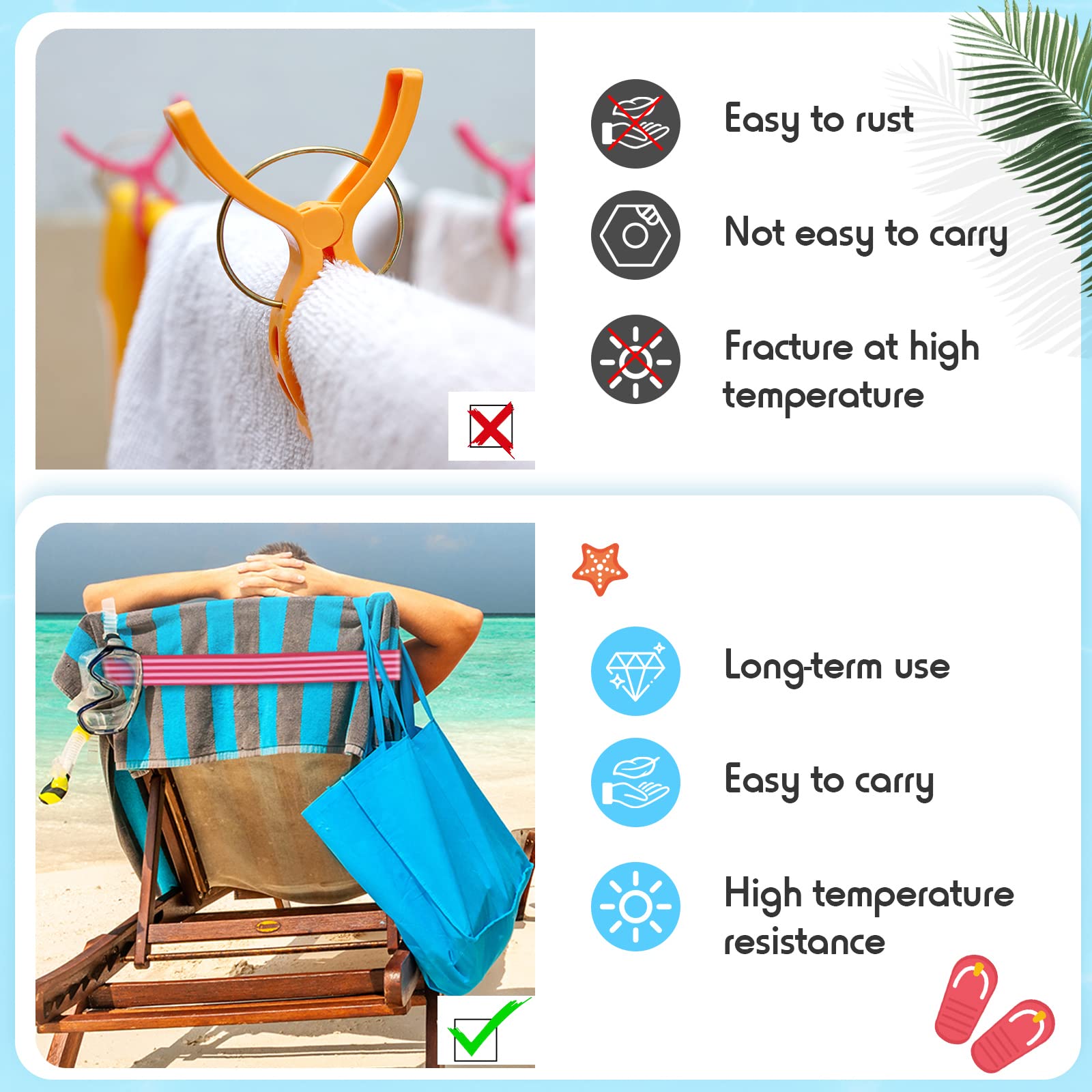 Boao 4 Pcs Large Towel Bands For Beach Chairs 15.75 X 1.97 Inch Cruise Towel Clips For Lounge Beach Pool Chairs Towel Strap Hold