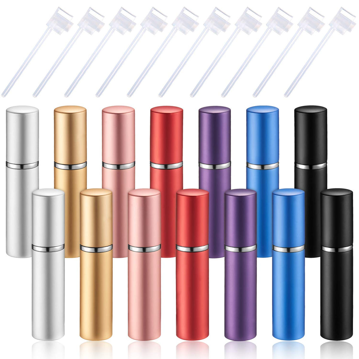 14 Pieces Travel Perfume Mini Refillable Spray Perfume Bottle Portable Perfume Bottle With 10 Pieces Perfume Refill Pump Perfume