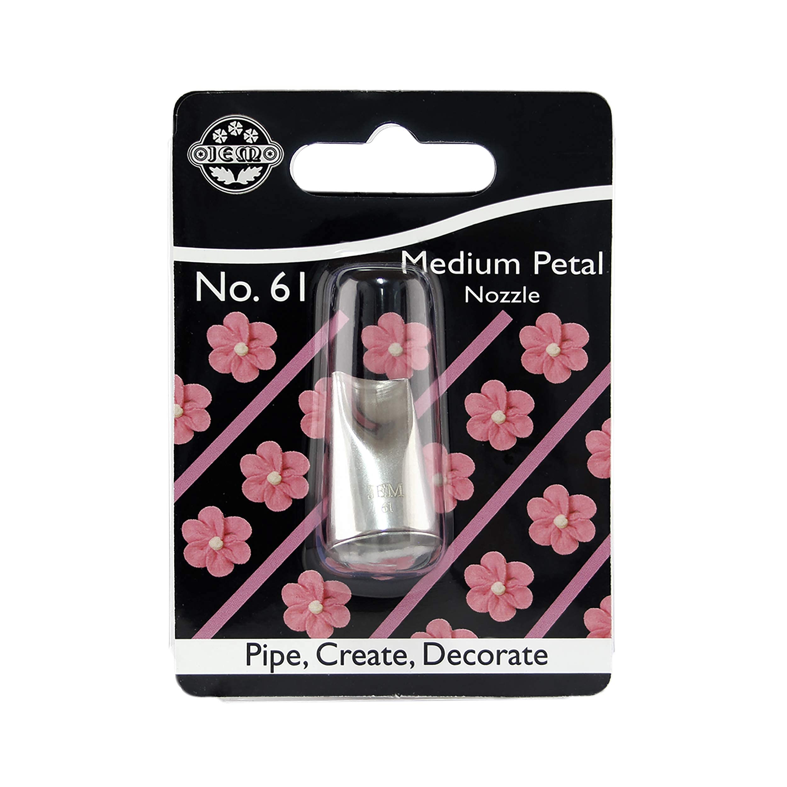 Jem Medium Petal/Ruffle Piping Nozzle, Decorating Tip, 61