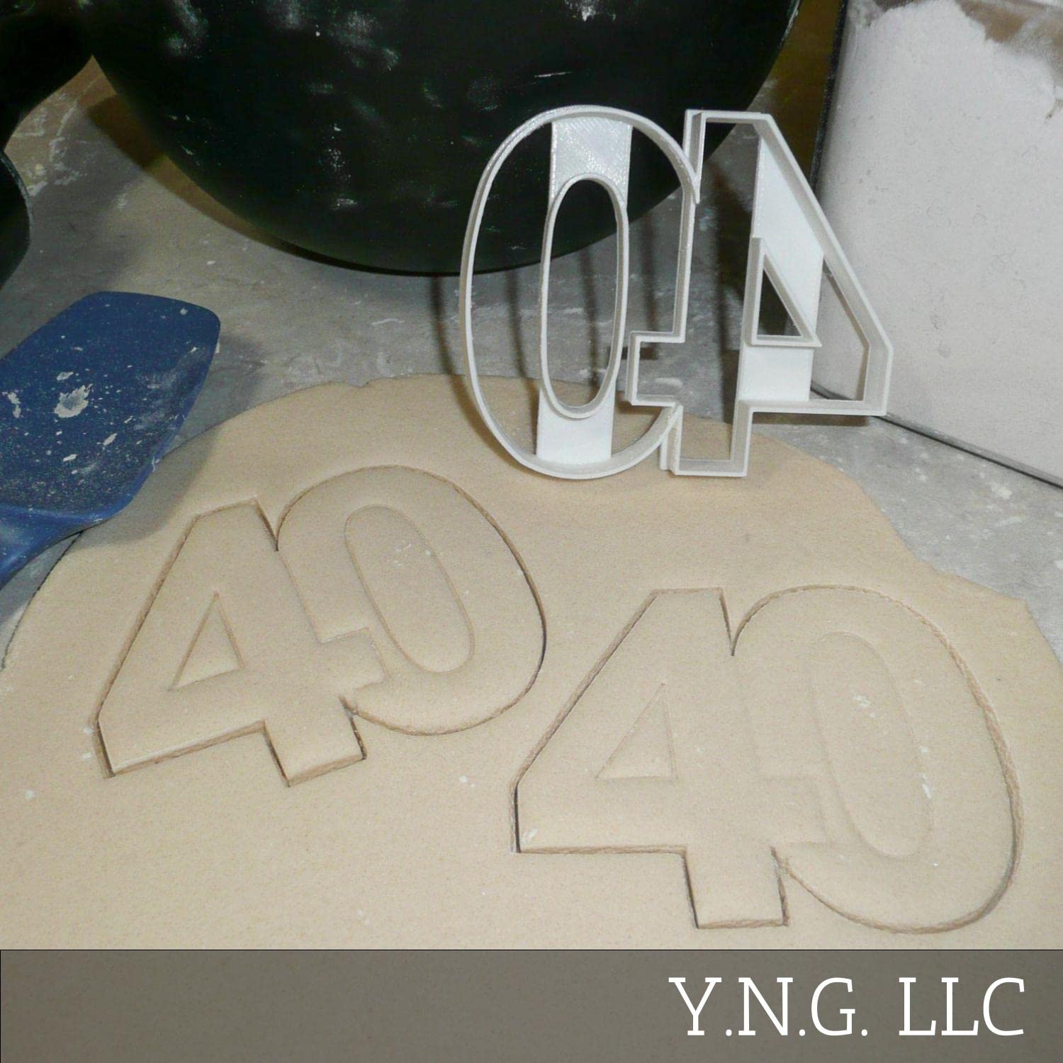 Number 40 Forty Anniversary Birthday Event Cookie Cutter Made In Usa Pr108-40