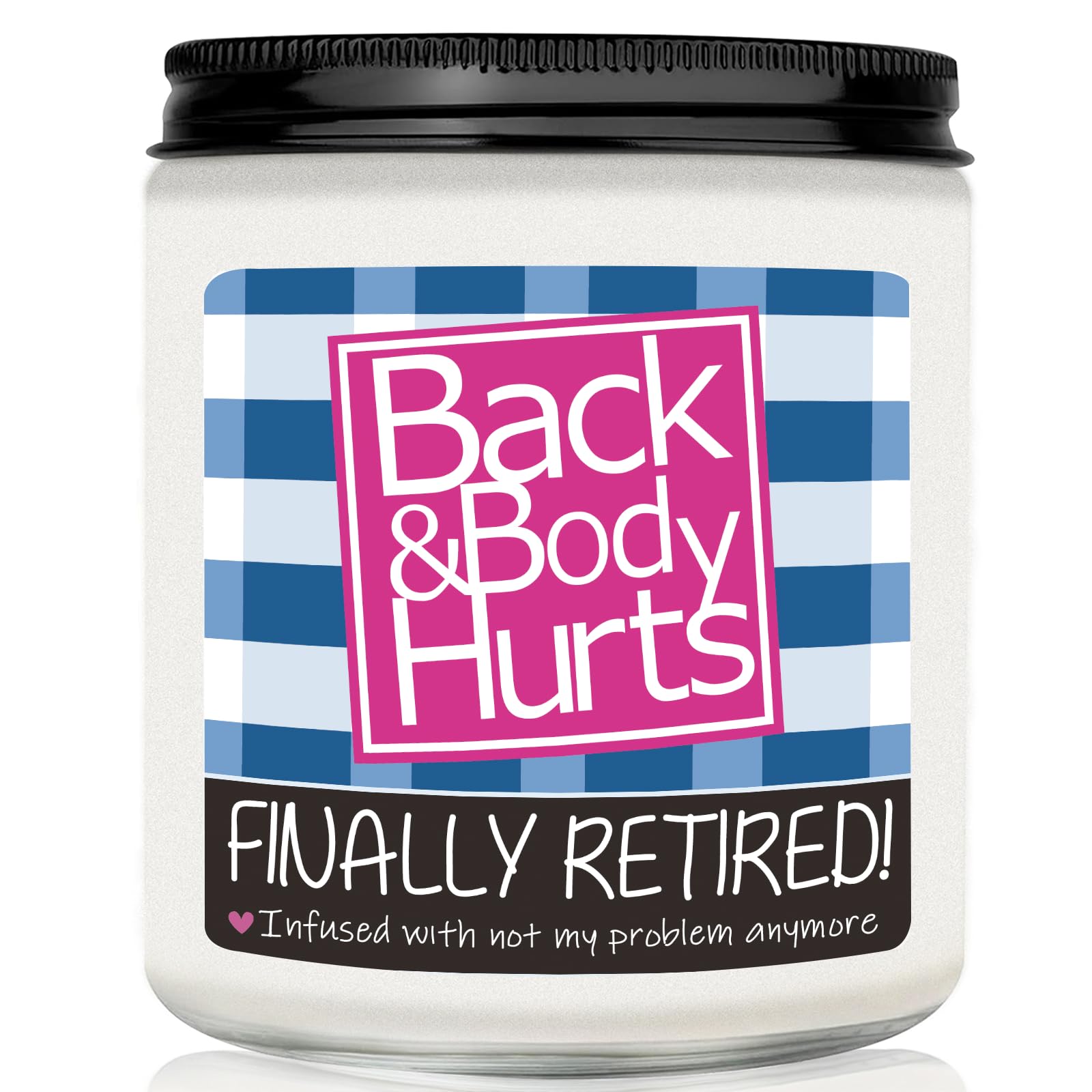 Retirement Gifts for Women Men - Lavender Scented Candle, Funny Retiring Farewell Gifts for Coworkers, Boss, Friends, Teacher, F