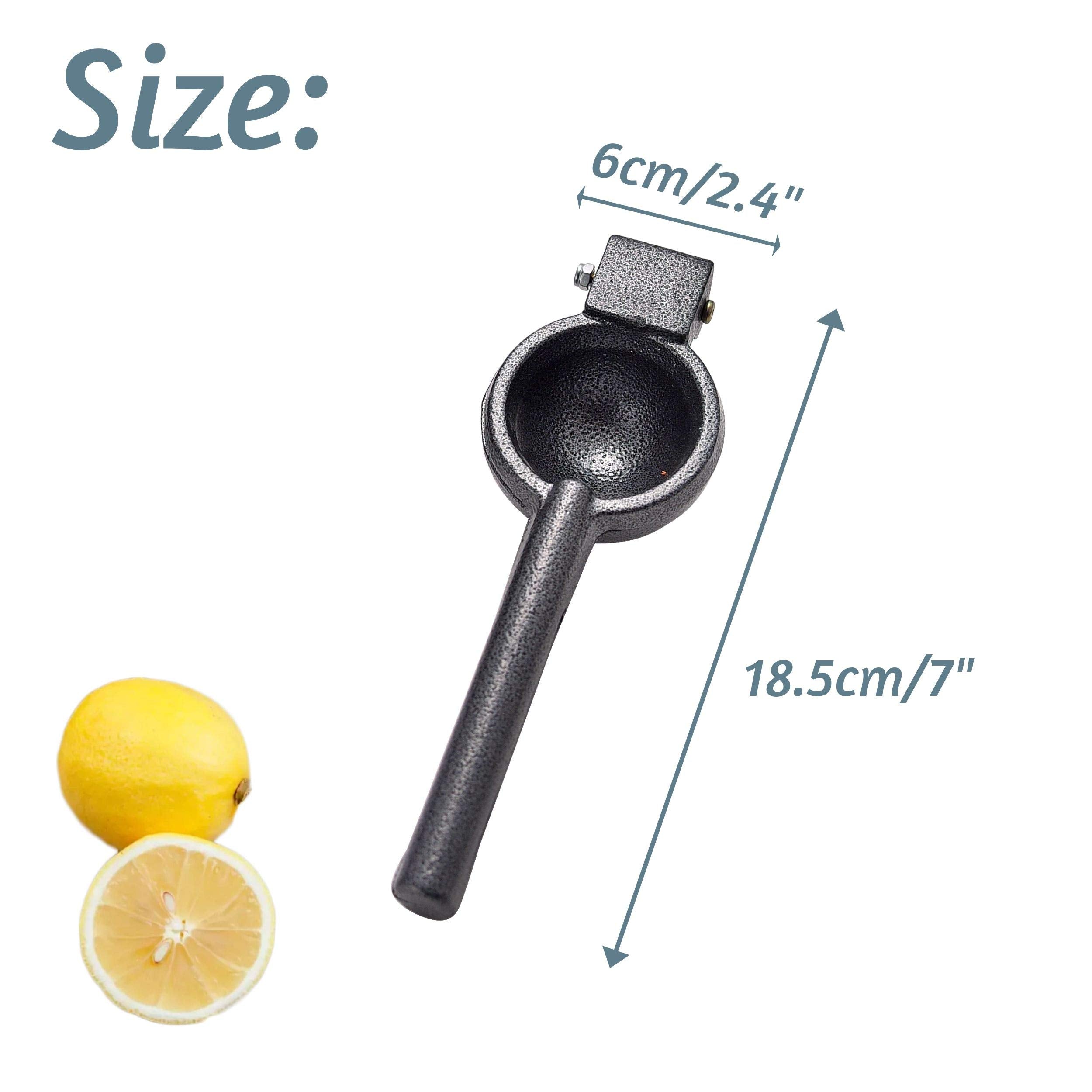 Arc, J-002 Cast Iron Lemon Lime Squeezer, Heavy Duty Juicer Hand Press, Fresh Citrus Juicer Press, Great For Juicing Oranges, Po