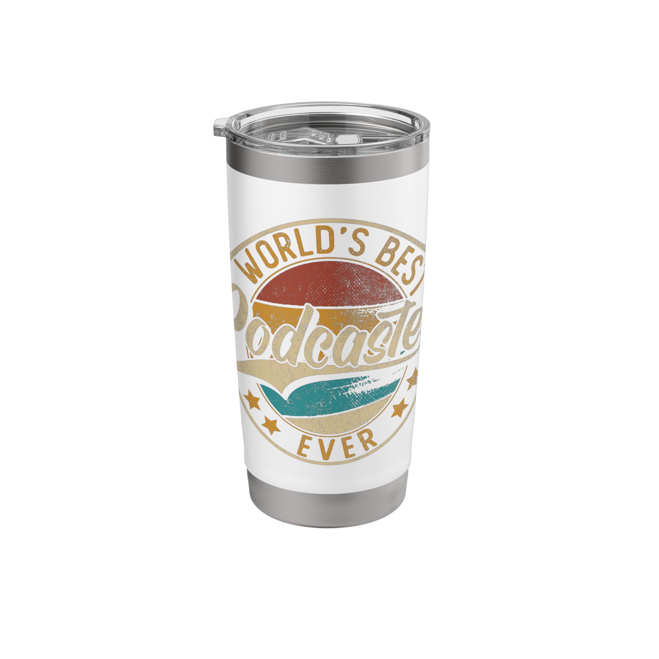 Worlds Best Podcaster | Podcast Host Stainless Steel Insulated Tumbler