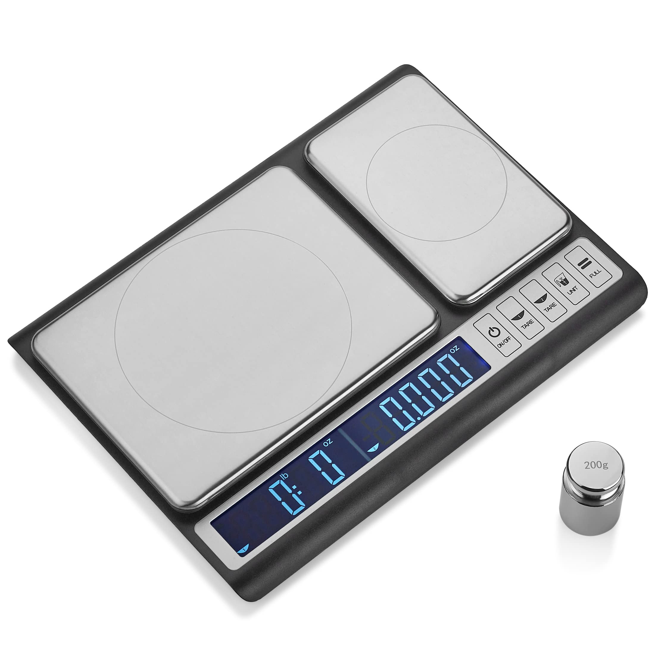 Smart Weigh Culinary Kitchen Scale 10 Kilograms X 0.01 Grams, Digital Food Scale With Dual Weight Platforms For Baking, Cooking,