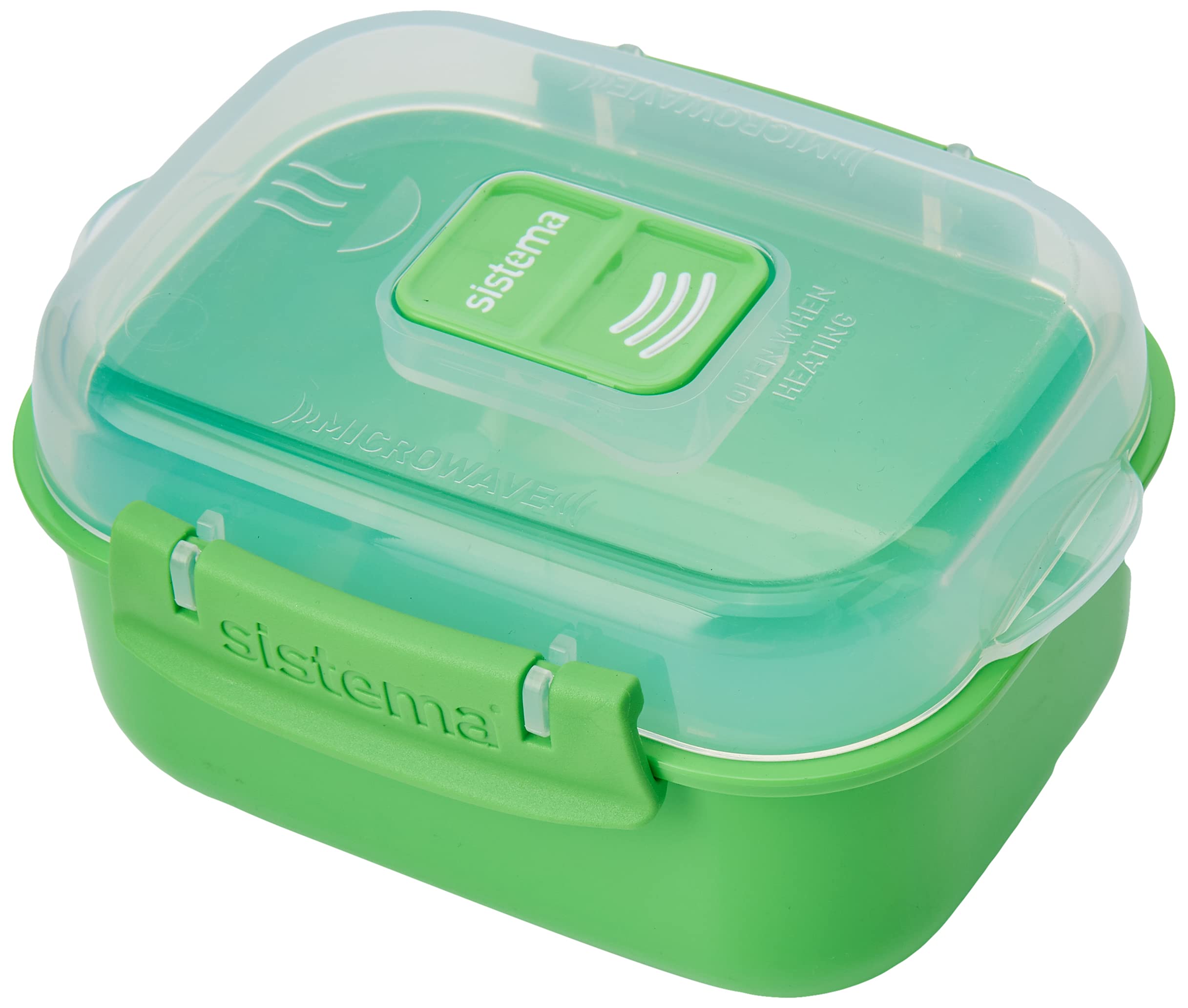 Assorted Colours: Sistema Microwave Rectangular Container, Assorted Colours, 525 Ml