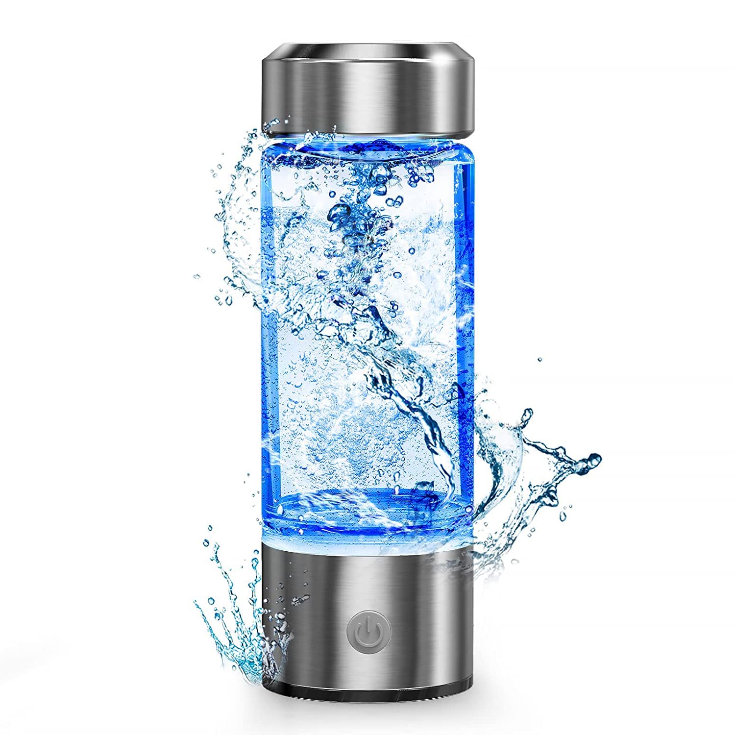Hydrogen Water Bottle, Portable Hydrogen Water Ionizer Machine, Hydrogen Water Generator, Hydrogen Rich Water Glass Health Cup F