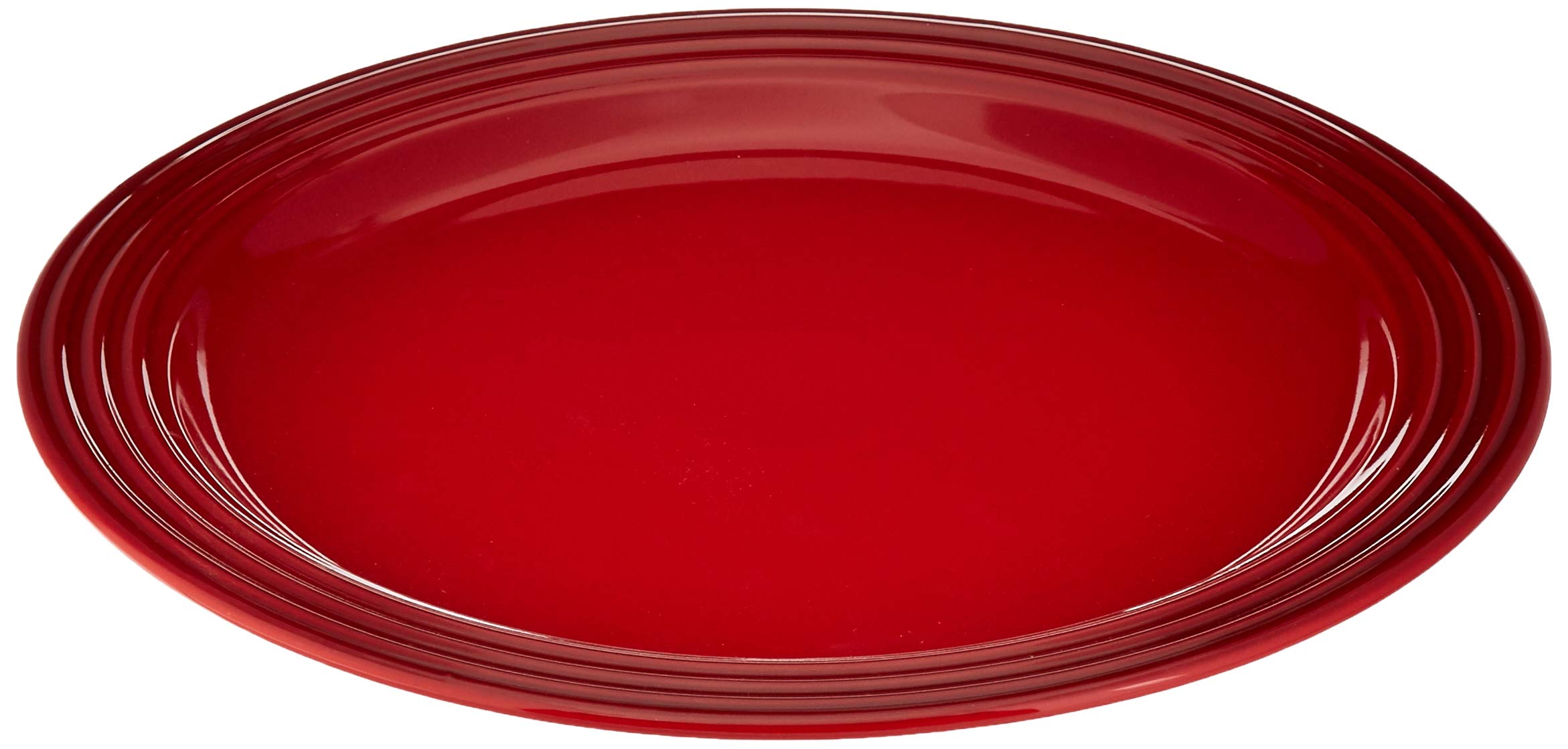 Le Creuset Stoneware Set Of 4 Dinner Plates, 10.5'' Each, Cerise