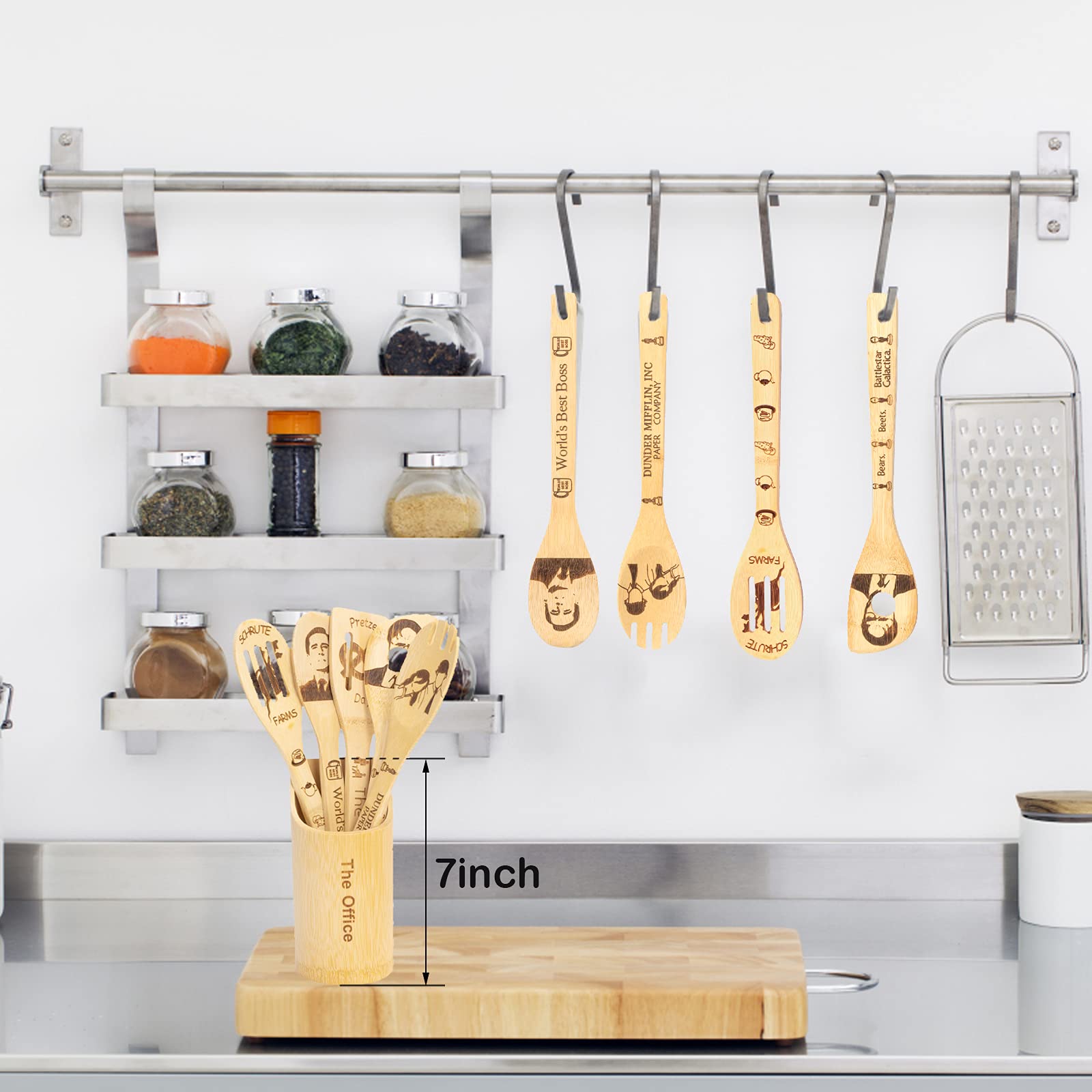 Office Wooden Spoons For Cooking, The Office Tv Show Merchandise, The Office Gifts For Fans, The Office Tv Show Gifts, Office Co