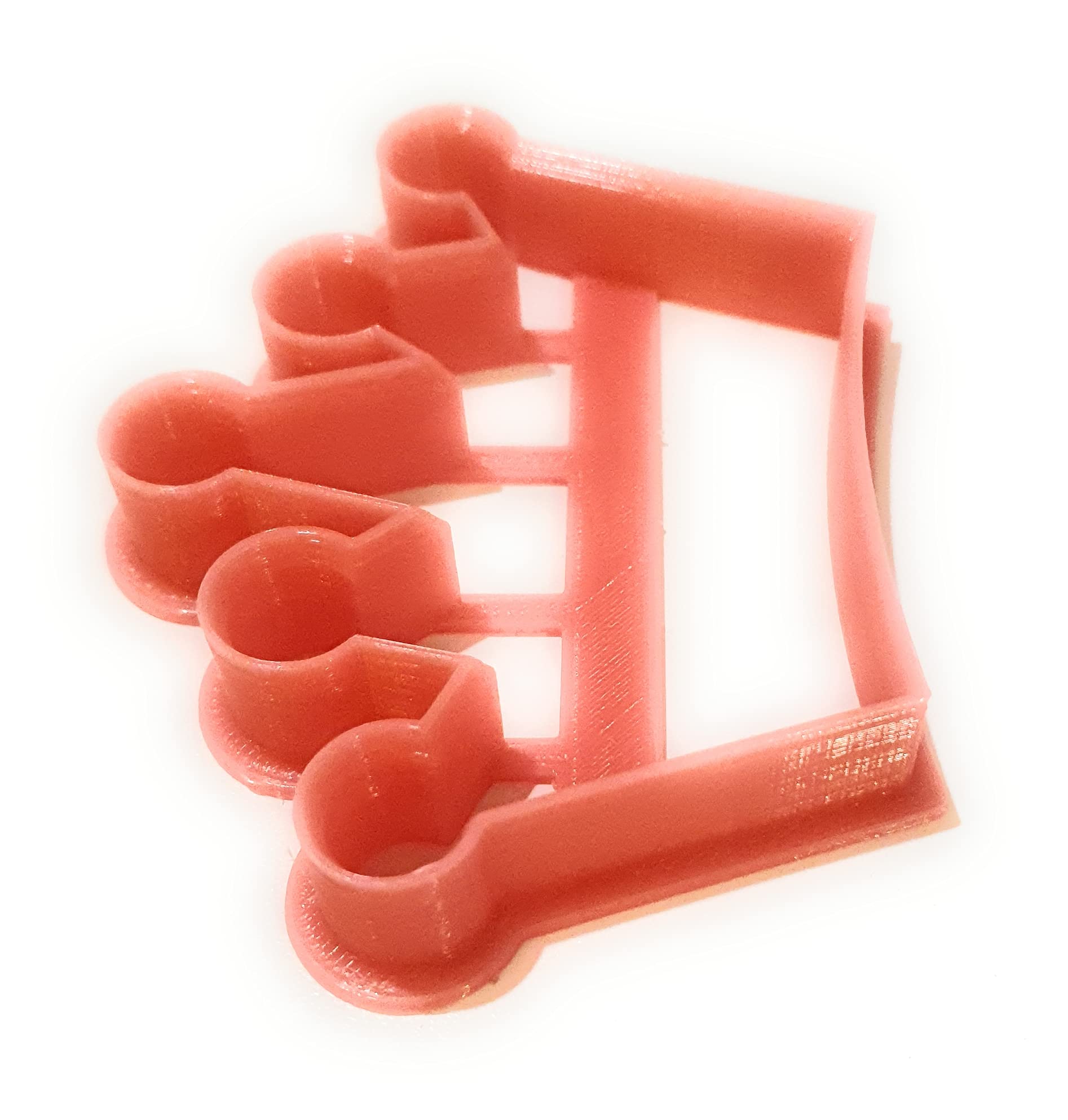 T3D Cookie Cutters Crown Cookie Cutter, Suitable For Cakes Biscuit And Fondant Cookie Mold For Homemade Treats, 3.36'' X 2.67''