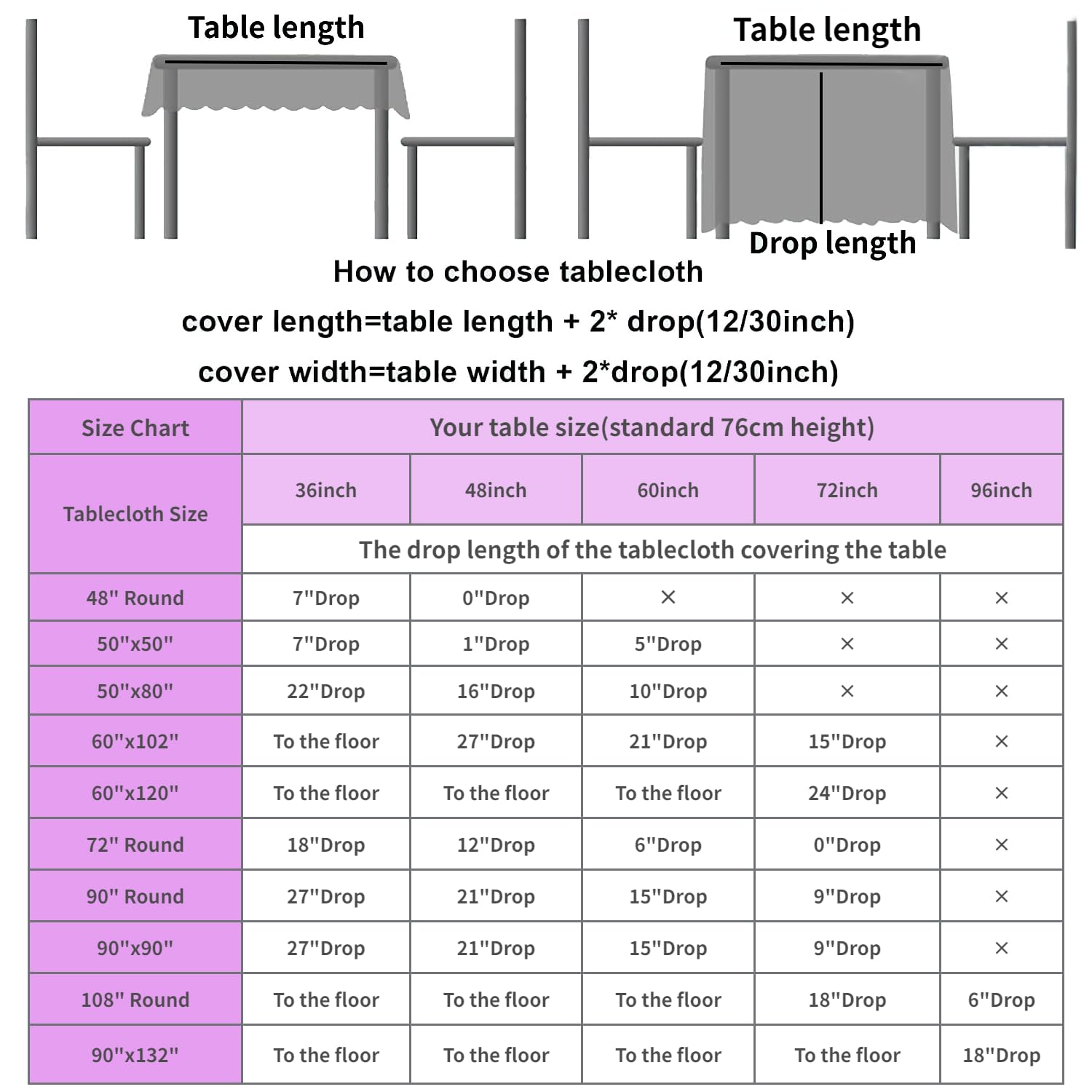 FYLEDAEE Light Purple Sequin Tablecloth Rectangular 50X80 inch Lavender Glitter Shiny Tablecloth for Wedding Baby Shower Birthday Party Dinners Sparkly Tablecloth