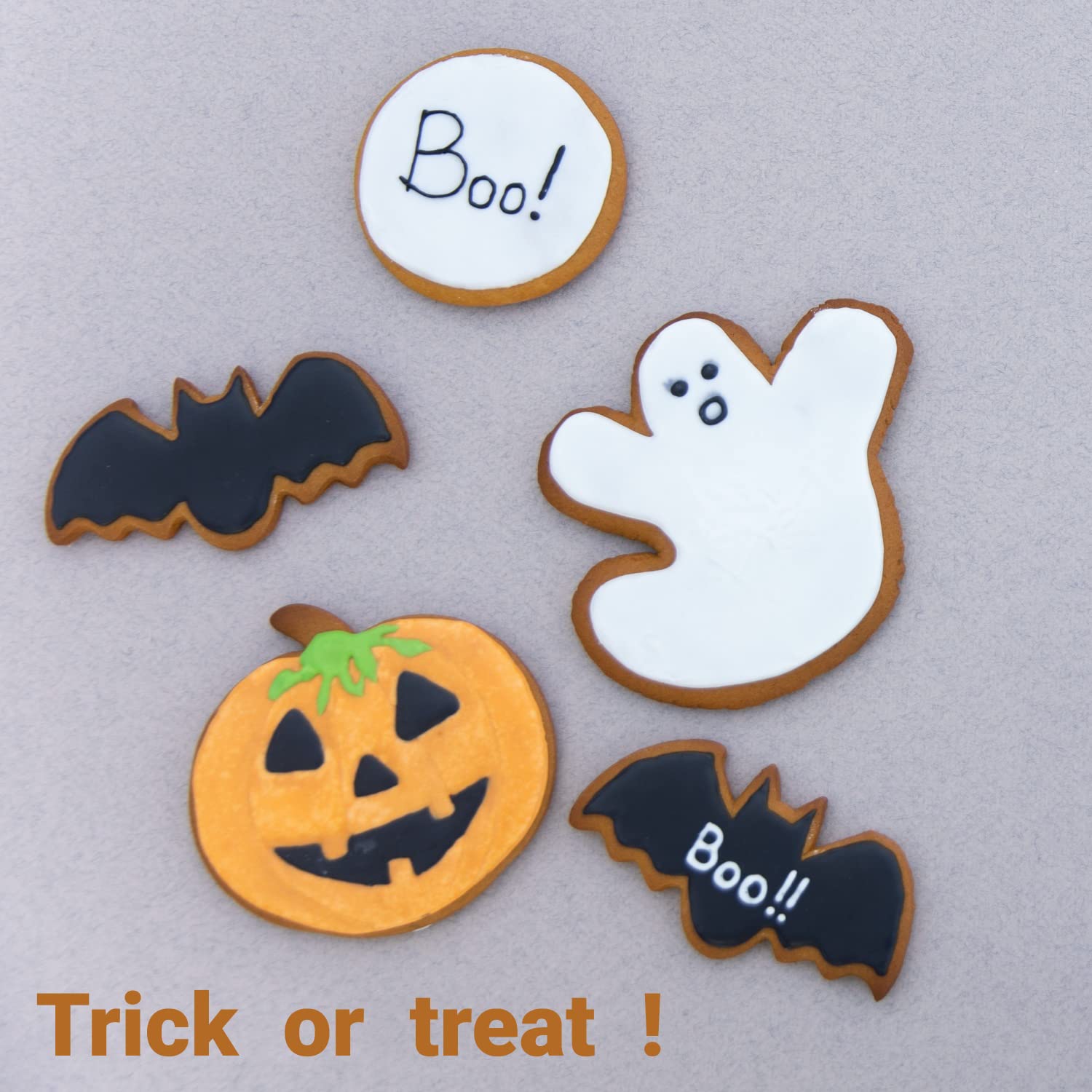 Job Jol Cookie Cutters 4 Pcs, Large Halloween Cookie Cutters, 4''