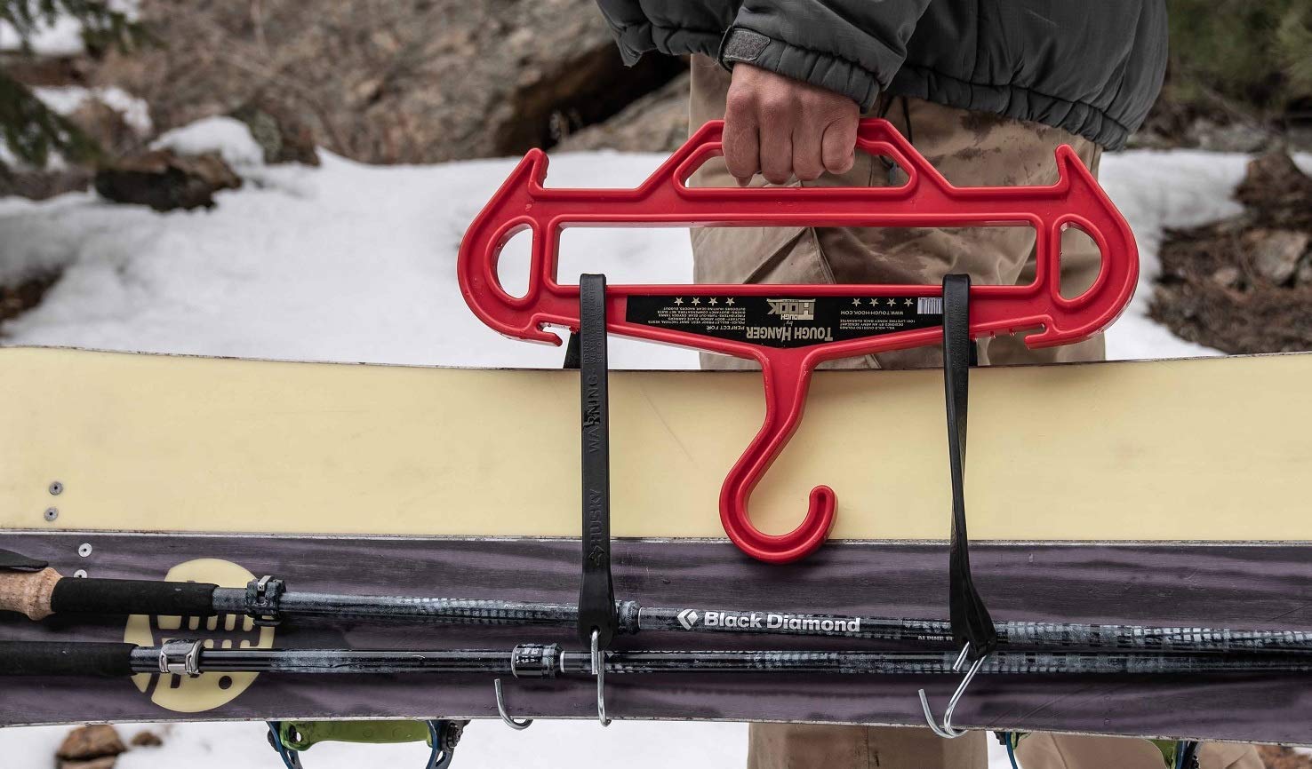 Tough Hanger Xl | American Made |Unbreakable Heavy Duty Hanger |Gripper Built-In Carry Handle | A Beast Of A Hanger |Premium Mil