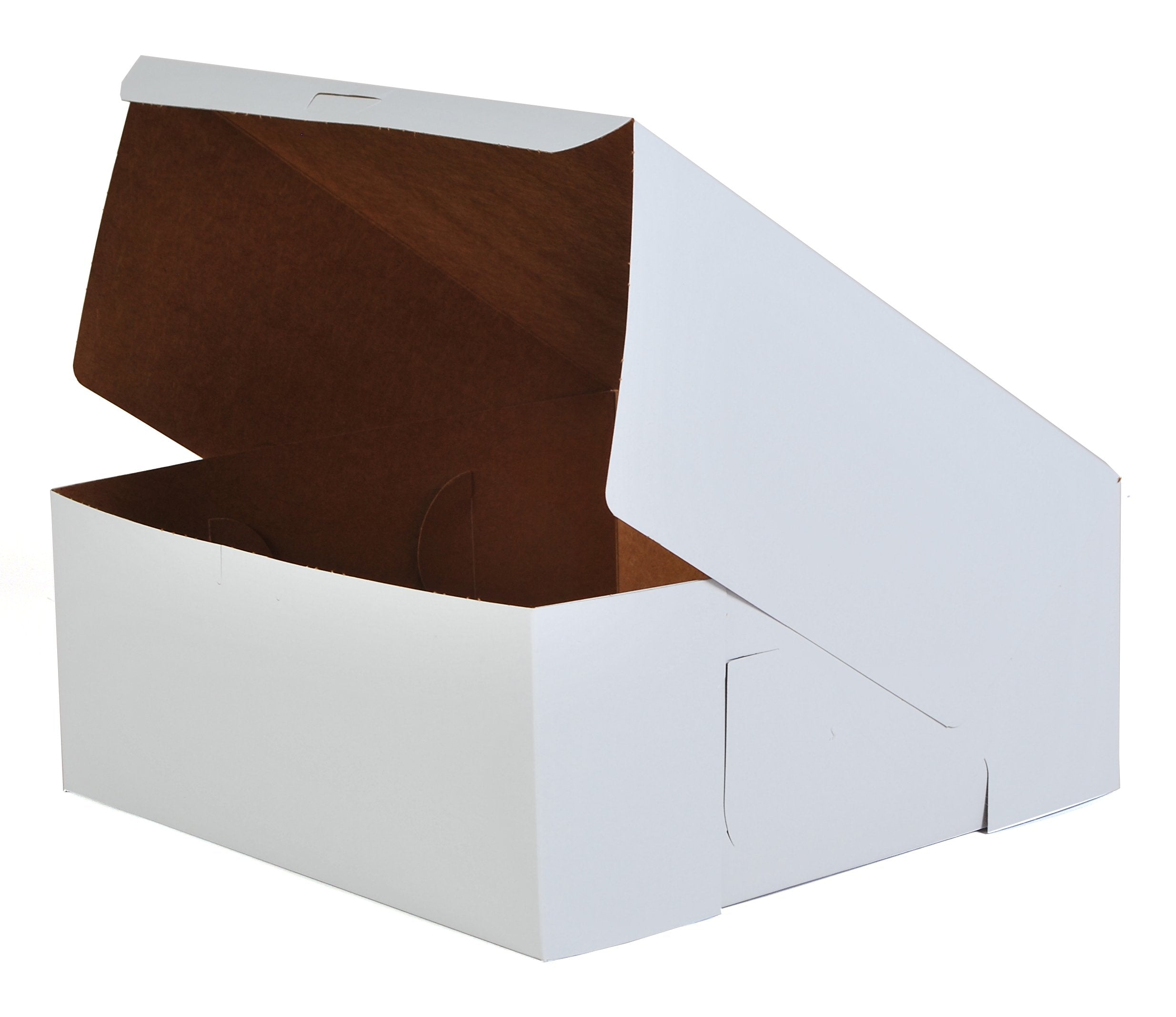 Sct White One-Piece Non-Window Bakery Boxes, 12 X 12 X 5, White, Paper, 100/Carton