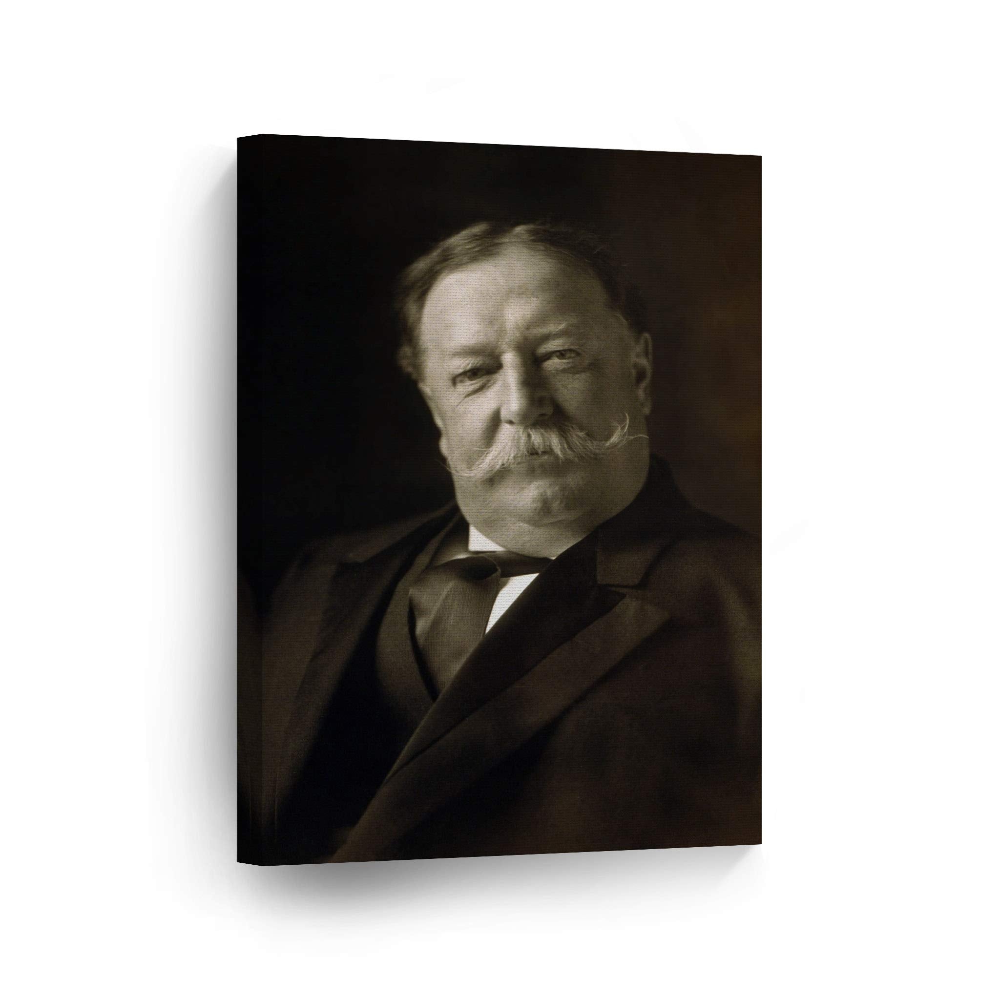 Smile Art Design 27Th President Of The United States Of America William Howard Taft Portrait Canvas Wall Art Print American Hist