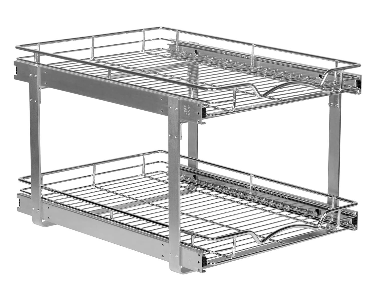 2Tier PullOut Cabinet Organizer for Kitchen, 22 W x 21D x 16.5 H