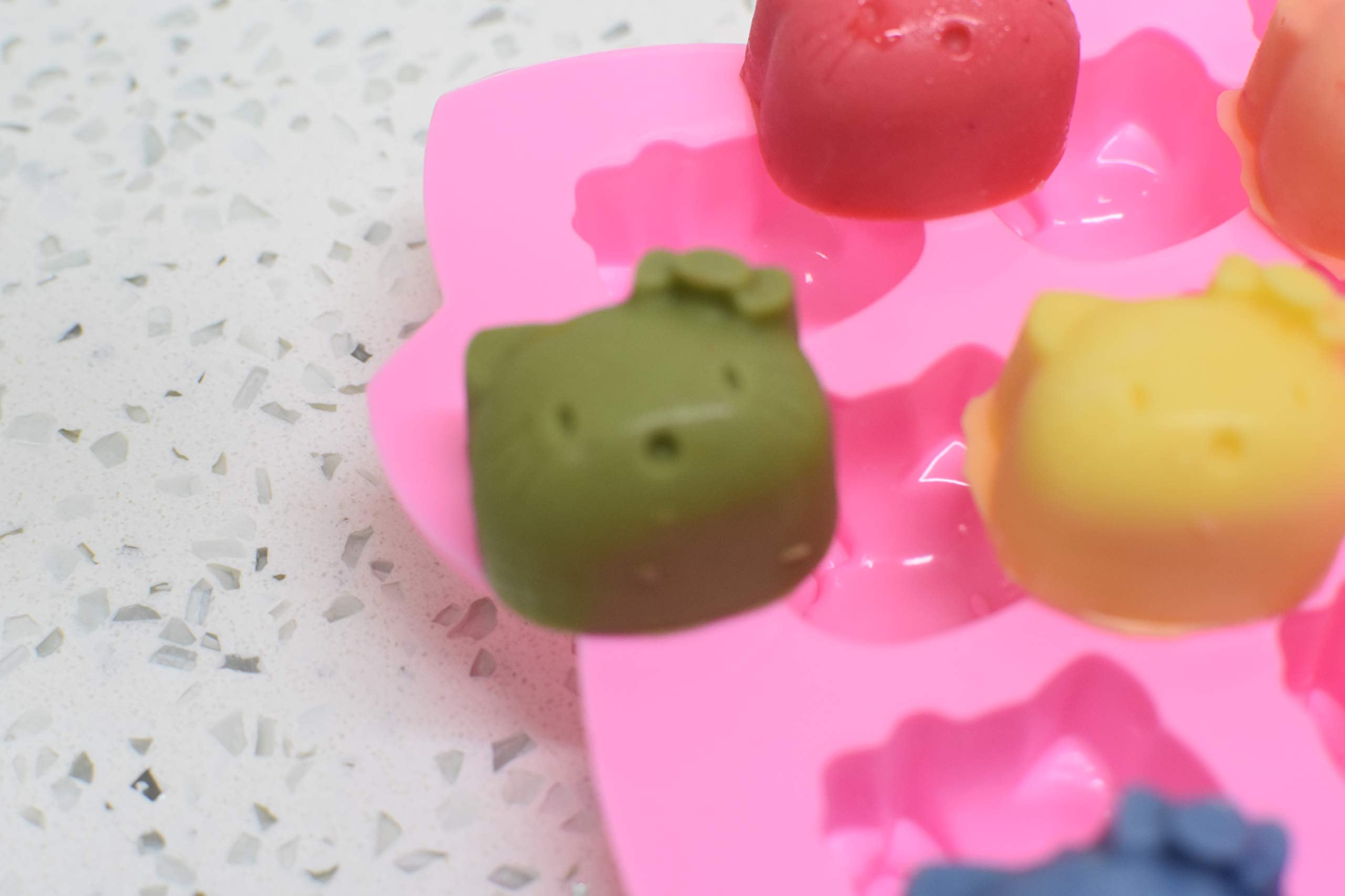 Cherion 16-Cavity Cute Silicone Candy Chocolate Pastry Making Molds Cake Baking Mold For Making Homemade Cake, Candy, Chocolate,