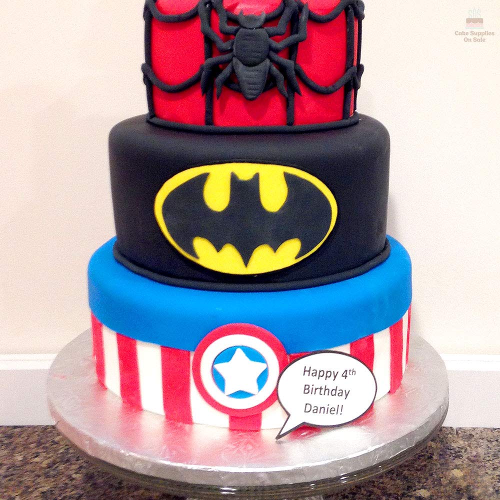 10 Inch Silver Round Sturdy Cake Board Drums For Displaying Cakes, 1/2 Inch Thick, (6-Count)