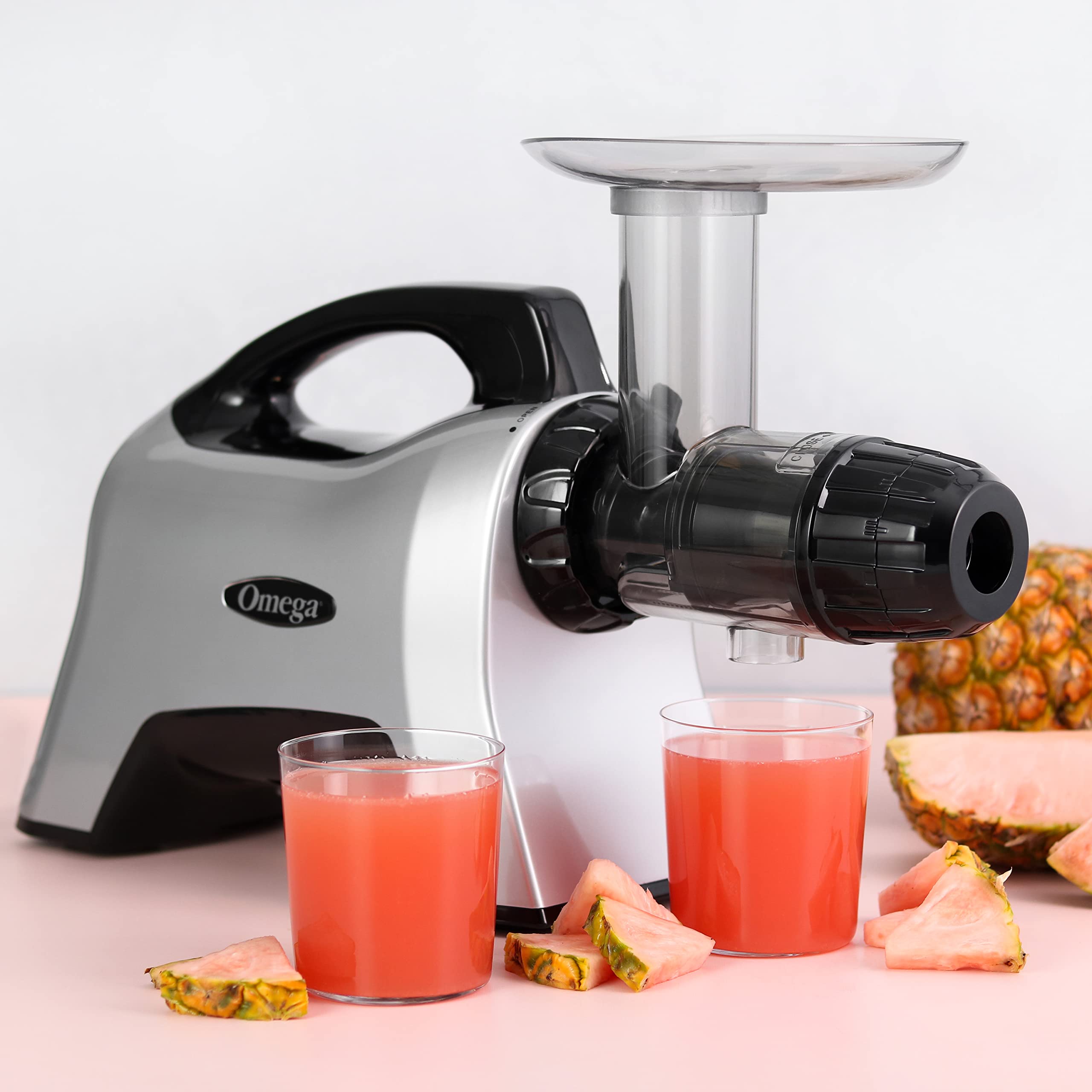 Omega Juicer Nc1000Hds Juice Extractor And Nutrition System Slow Masticating Bpa-Free With Quiet Motor And Reverse Easy To Clean