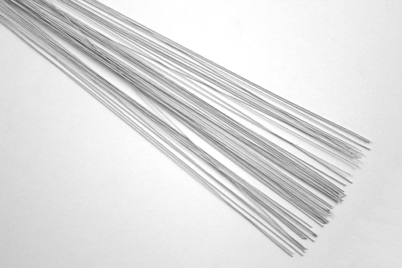Pme Sugarcraft Floral Wires White 28 Gauge, 14 Inches Long, Pack Of 50