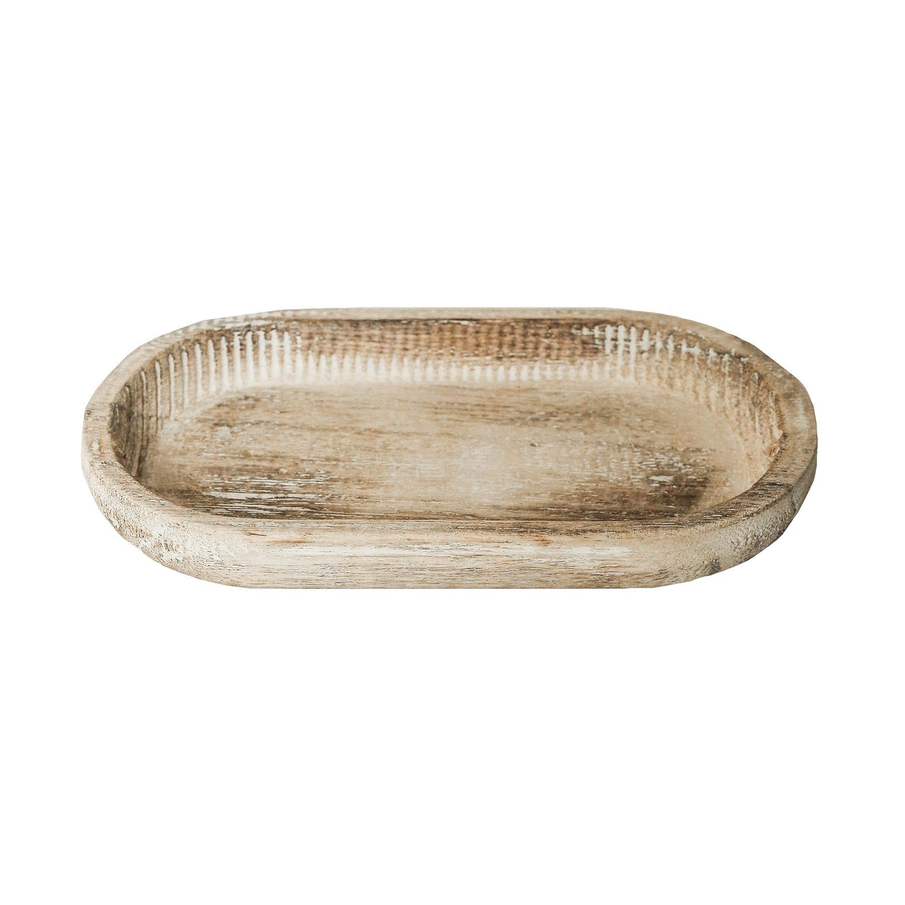 Sweet Water Decor Rustic Wood Tray for Home | Kitchen and Bathroom Dispenser Holder | Jewelry Dish | Wooden Soap Holder for Bott