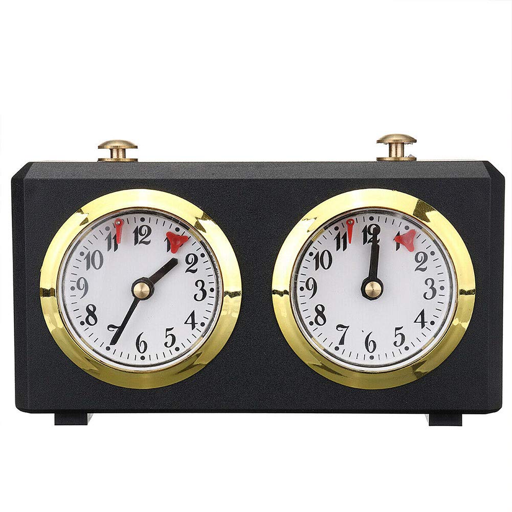 Chess Timer, Professional Chess Clock Game Timer Analogue Clock Chess Timer I-Go Count Up Count Down Timer, International Chess