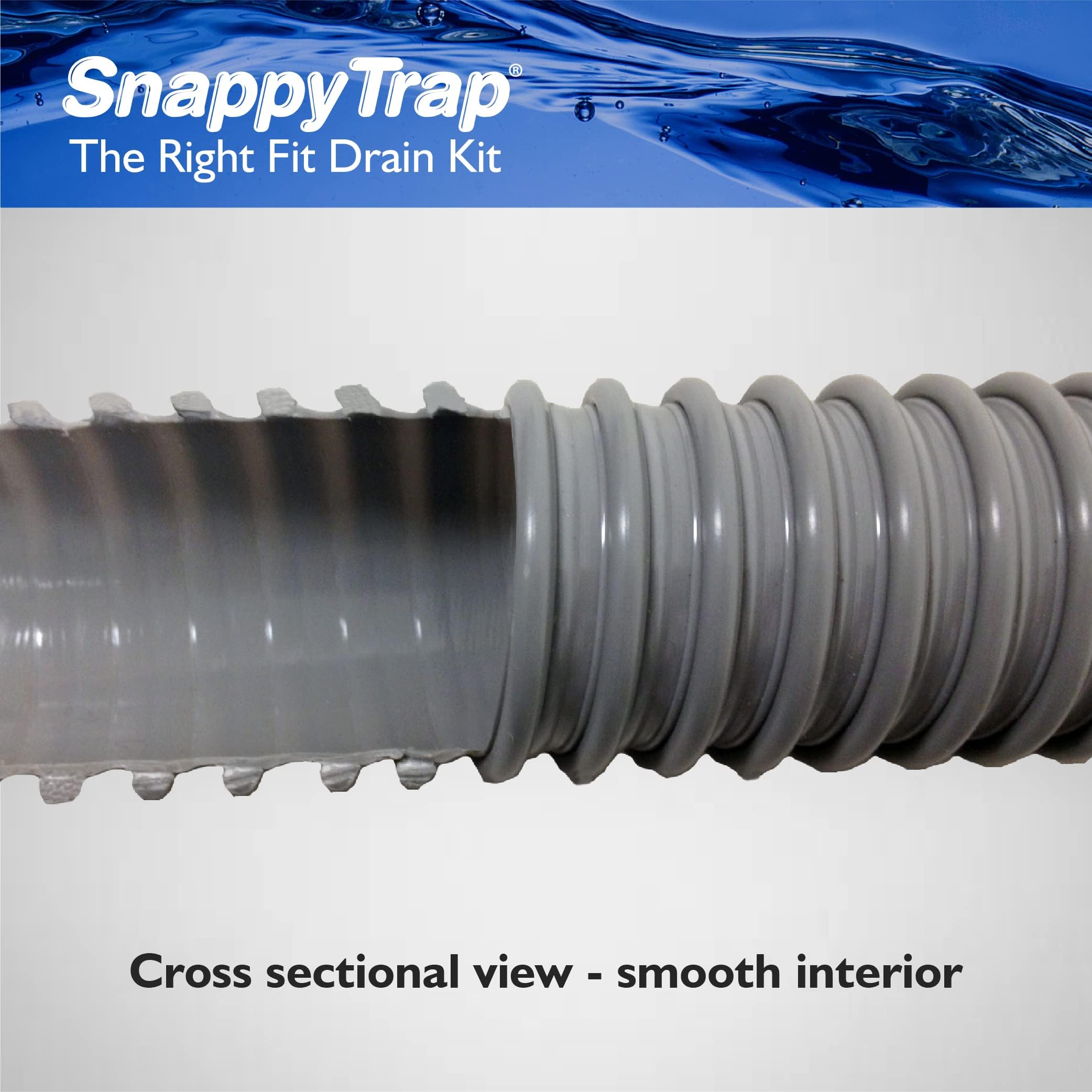 Snappy Trap 1 1/2 Drain Kit For Single Kitchen Sinks, Bar Sinks And Laundry Sinks
