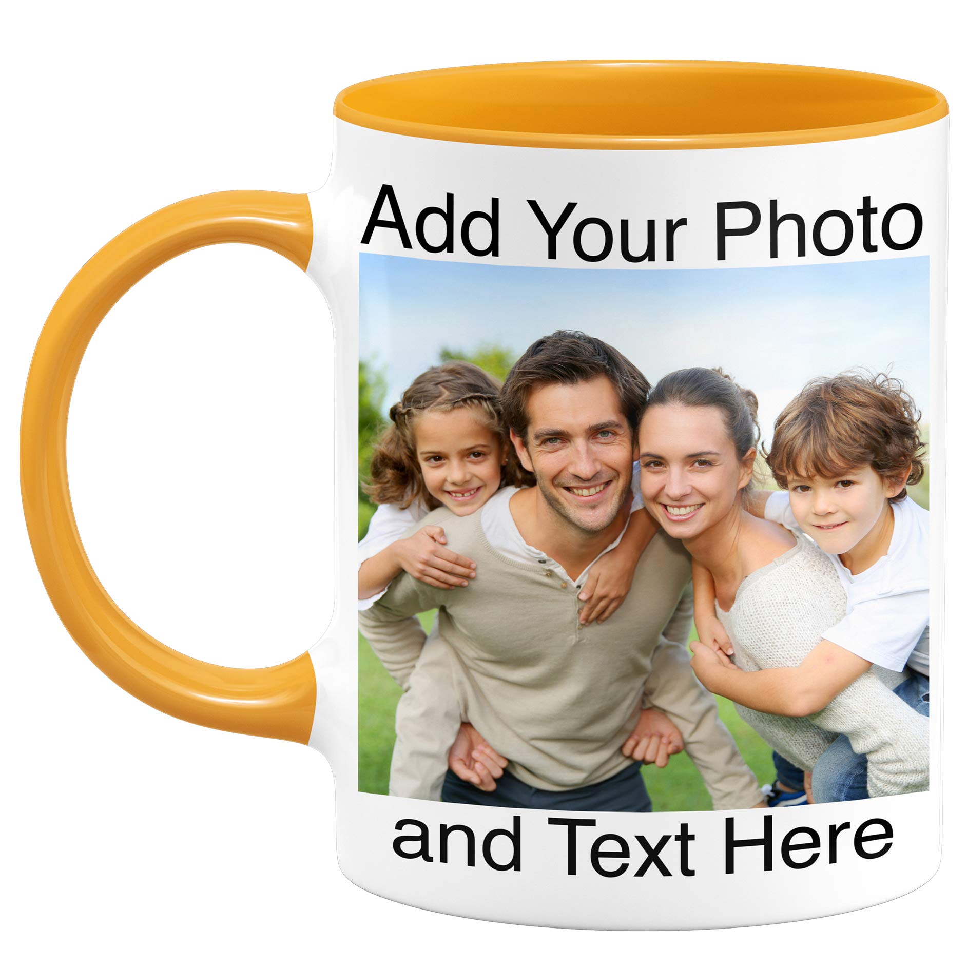 custom Photo coffee Mugs - Personalized coffee Mugs with Photo and Text, customized ceramic coffee Mug - customizable Mug, Funny