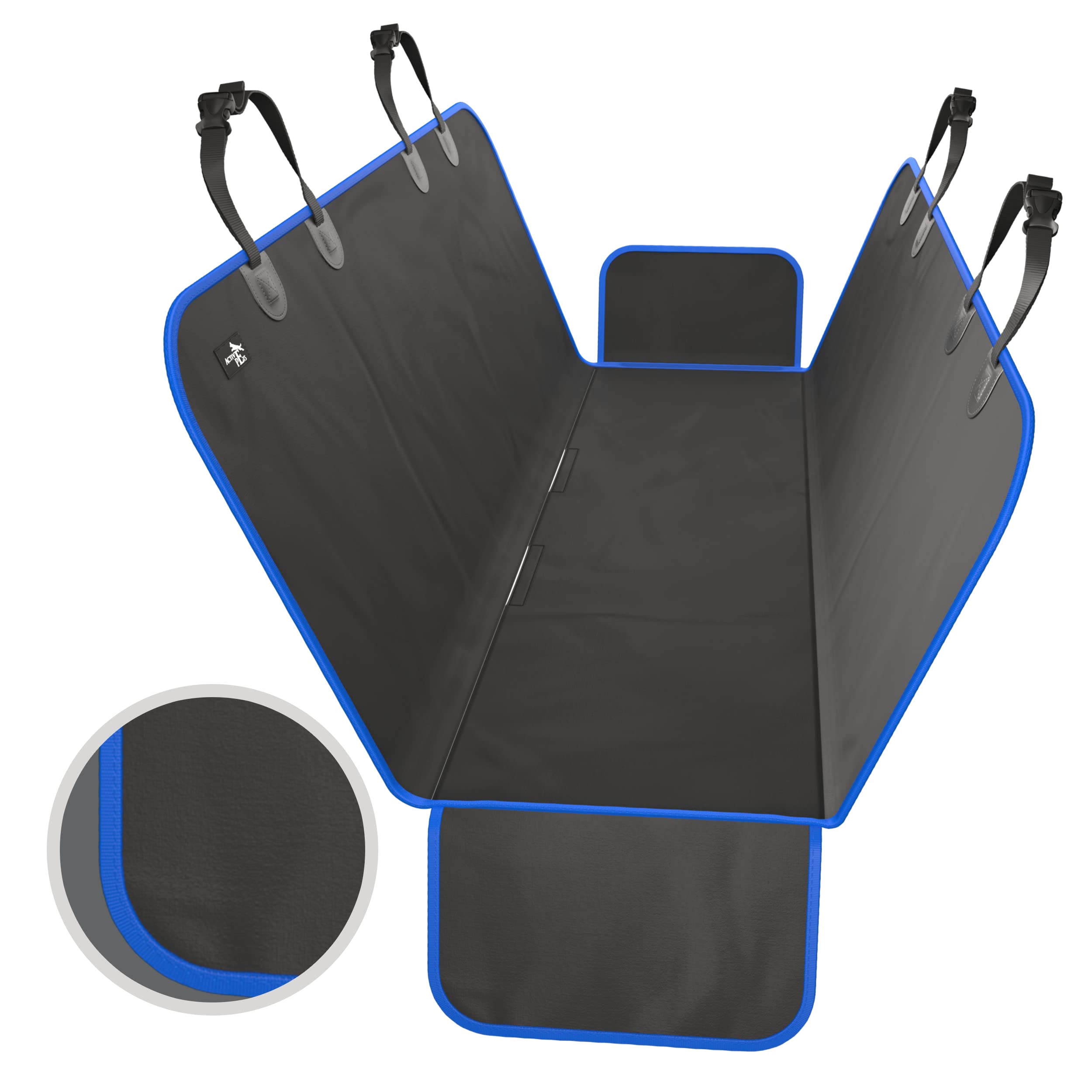 Active Pets Cotton Car Seat Cover For Dogs - Standard Waterproof Dog Seat Cover For Back Seat In Suv Or Truck - Convertible Pet