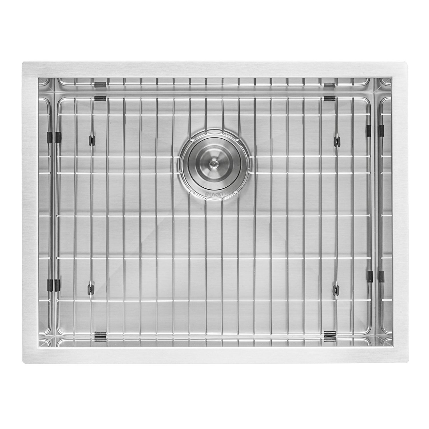 Ruvati 23'' X 18'' X 12'' Deep Laundry Utility Sink Undermount 16 Gauge Stainless Steel - Rvu6100