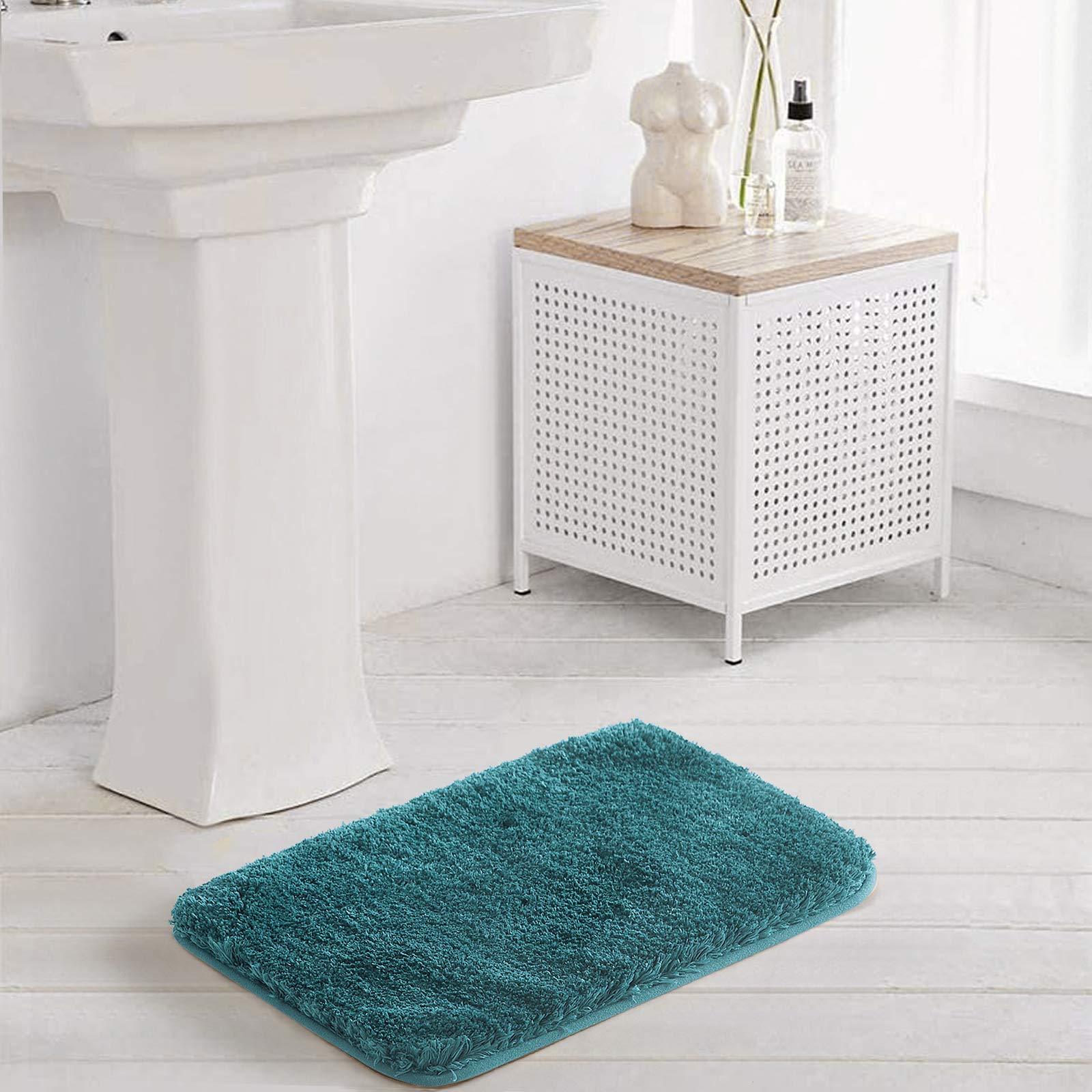 Suchtale Large Bathroom Rug Extra Soft And Absorbent Shaggy Bathroom Mat Machine Washable Microfiber Bath Mat For Bathroom Non S