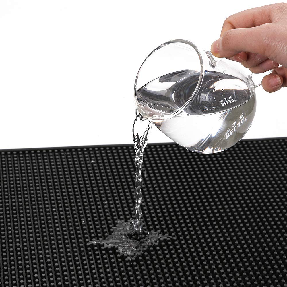 3Pcs Bar Mat - Nonslip Coffee Bar Mat, Flexible Bar Mats For Countertop, Barber Mats For Clippers Bar Mat For Home Bar Restauran