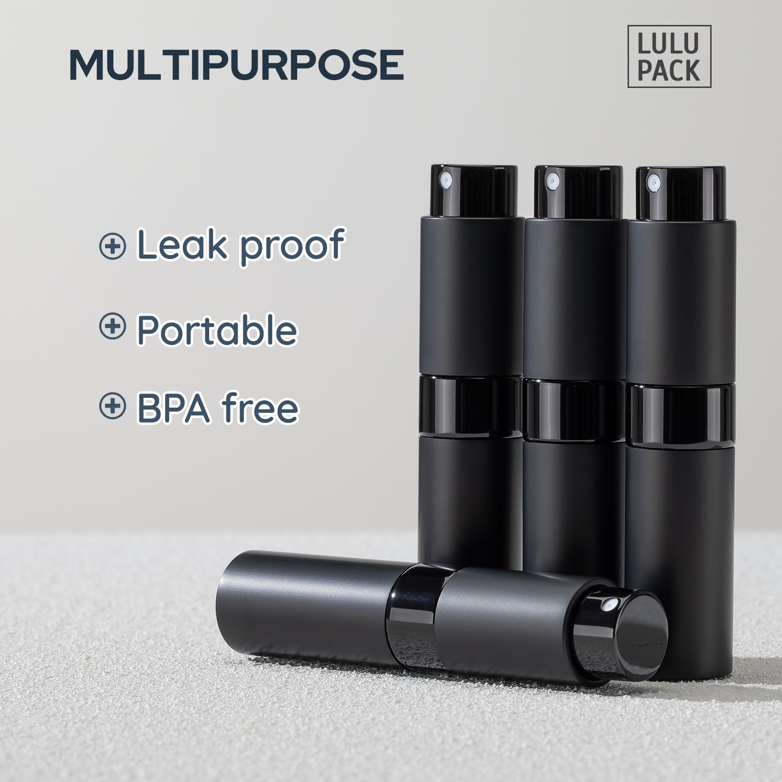 Lulupack Travel Perfume Atomizer Refillable Bottle: Spray Cologne For Travel Size - Small Empty Sprayer Fragrance - 8Ml (4Pcs, B