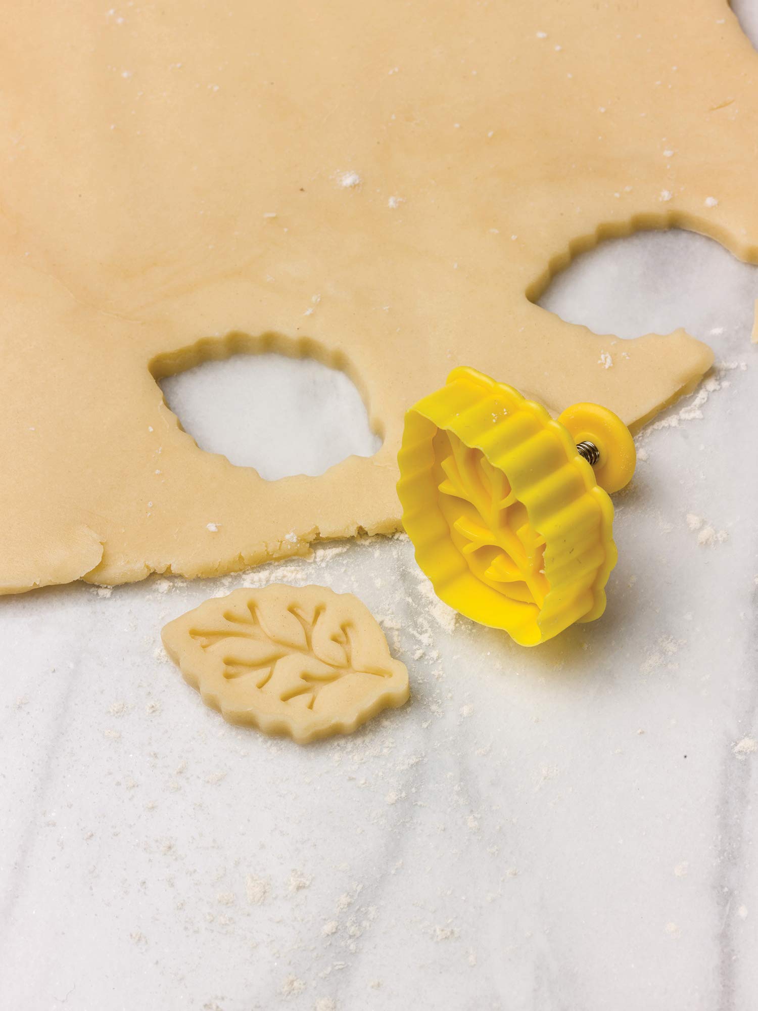 Fox Run Harvest Autumn Leaves 2'' Pastry/Cookie/Pie/Fondant Stampers And Cutters, 4-Piece Set, Multicolor