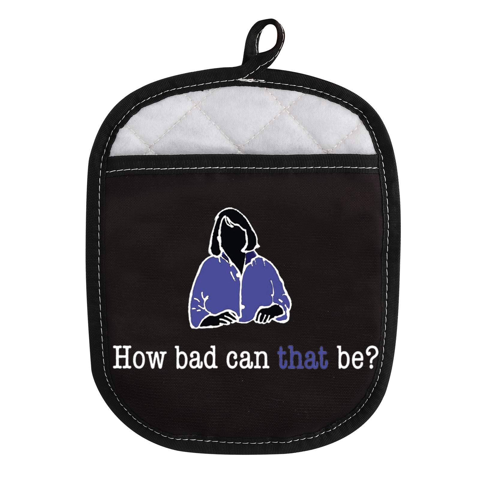 Ina Fans Gift Ina Inspired How Bad Can That Be Baking Oven Pads Pot Holder With Pocket (How Bad Can That Be)