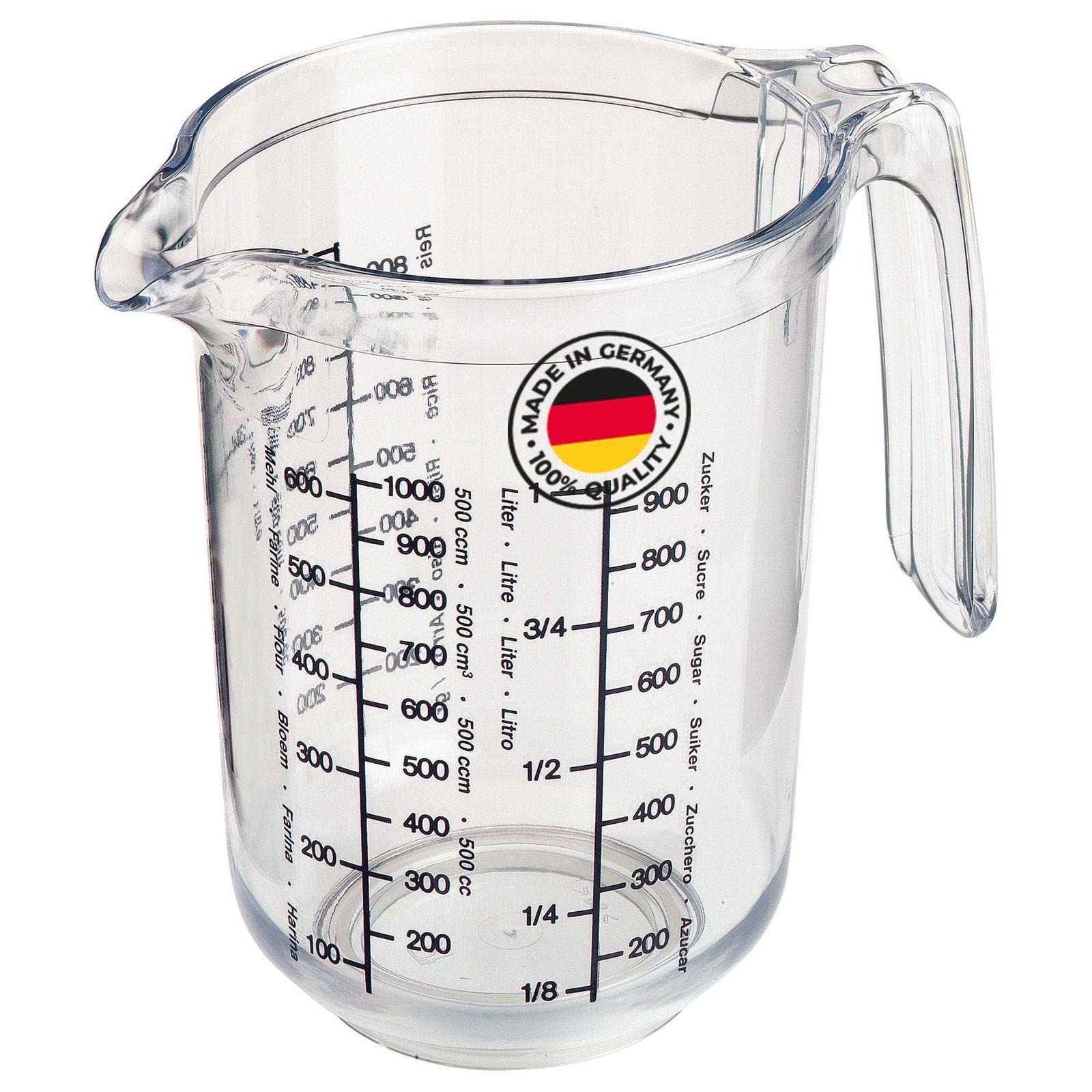 Westmark Germany 'Gerda' Measuring Cup Clear Multi Measurement Tool For Baking, Cooking, Sugar, Flour (Clear)