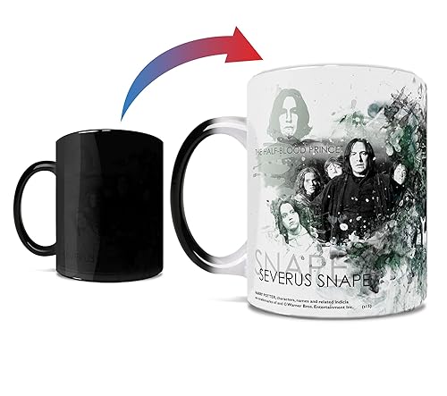 Morphing Mugs Harry Potter (Snape) Ceramic Mug, Black