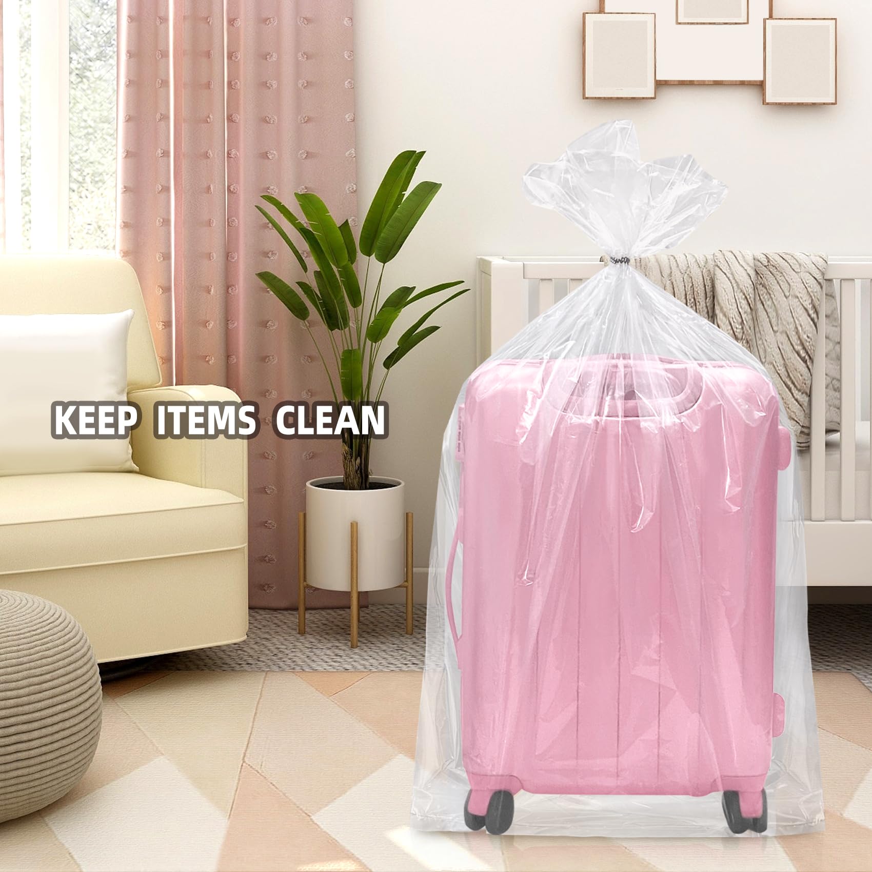 35X47 Inches Large Clear Plastic Storage Bags,Big Gaint Jumbo Huge Plastic Storage Bags For Blanket, Duvets, Pillows, Comforters