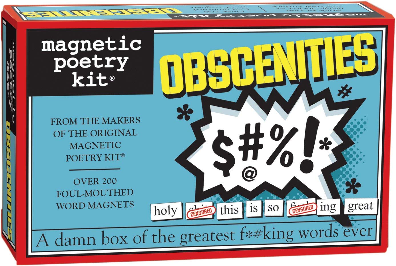 Magnetic Poetry - Obscenities Kit - Words For Refrigerator - Write Poems And Letters On The Fridge - For Ages 18 And Up - Made I