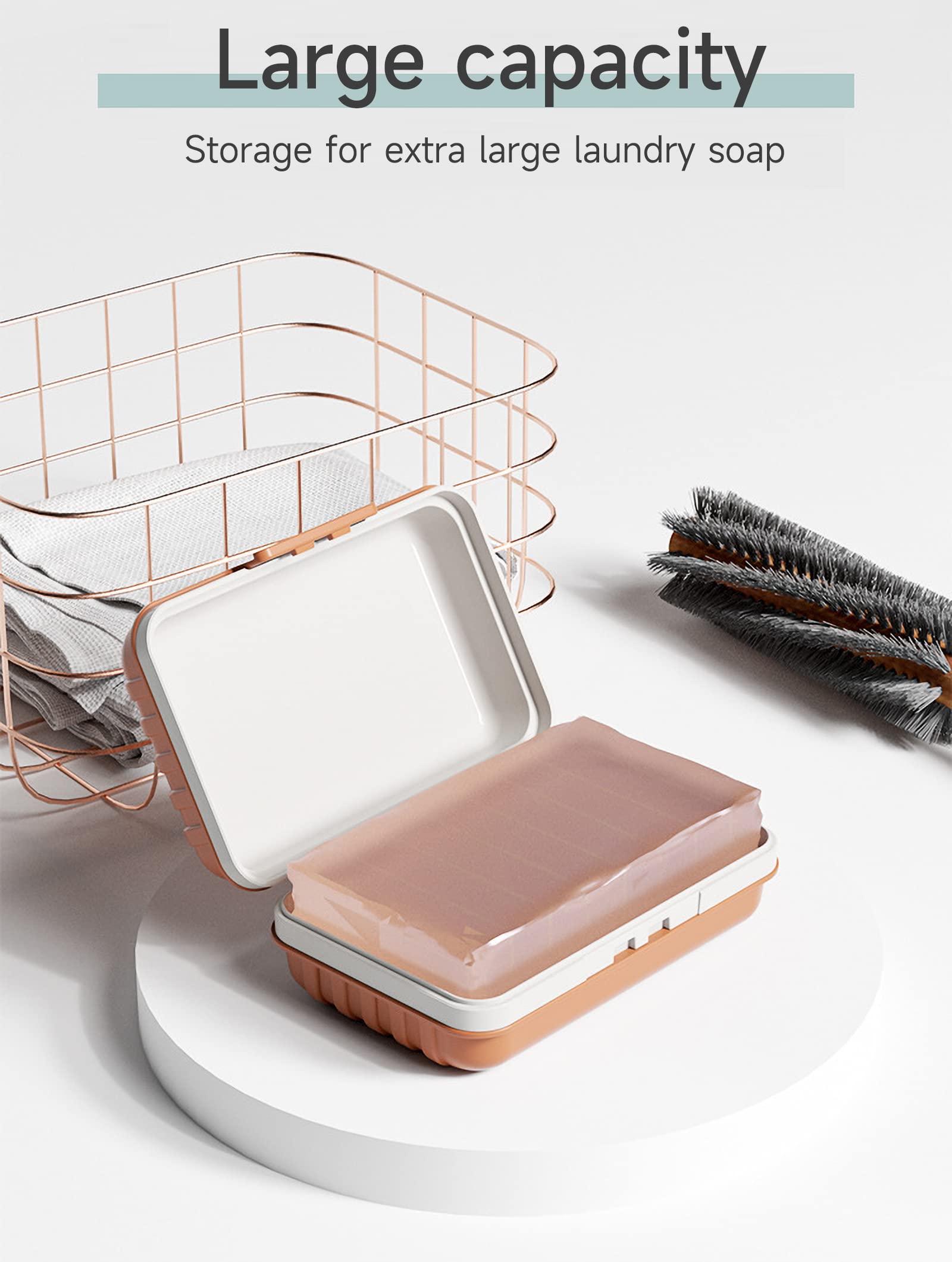 Doter Travel Soap Container  Soap Bar Holder with Lid  Portable Travel Soap Case  Leakproof Soap Dish Travel  Suitable for Travel  Camping  Outdoor  Gym  Bathroom Soap Box