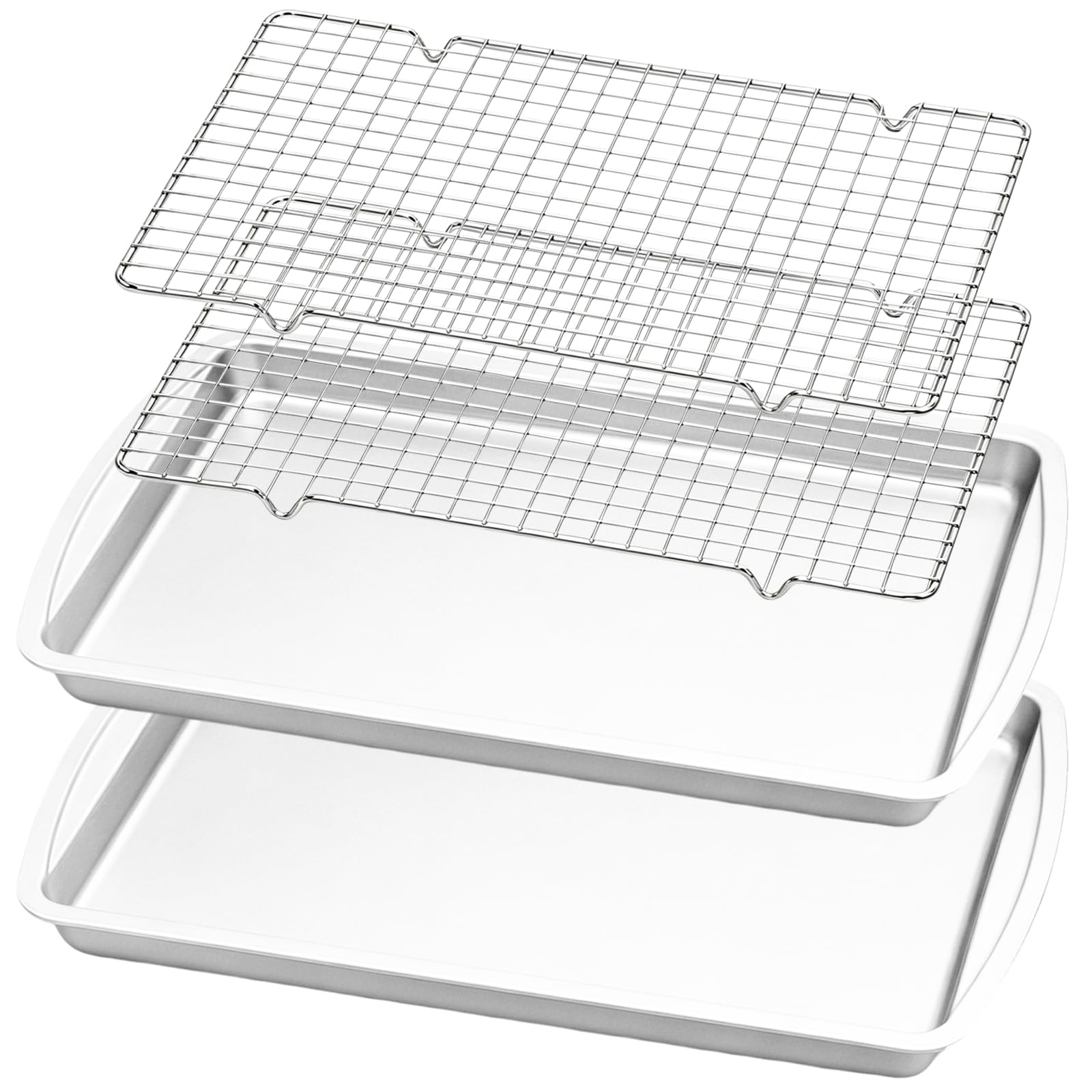 ????% ?????? Baking Sheet Set of ??: Baking Pans with Cooling Racks