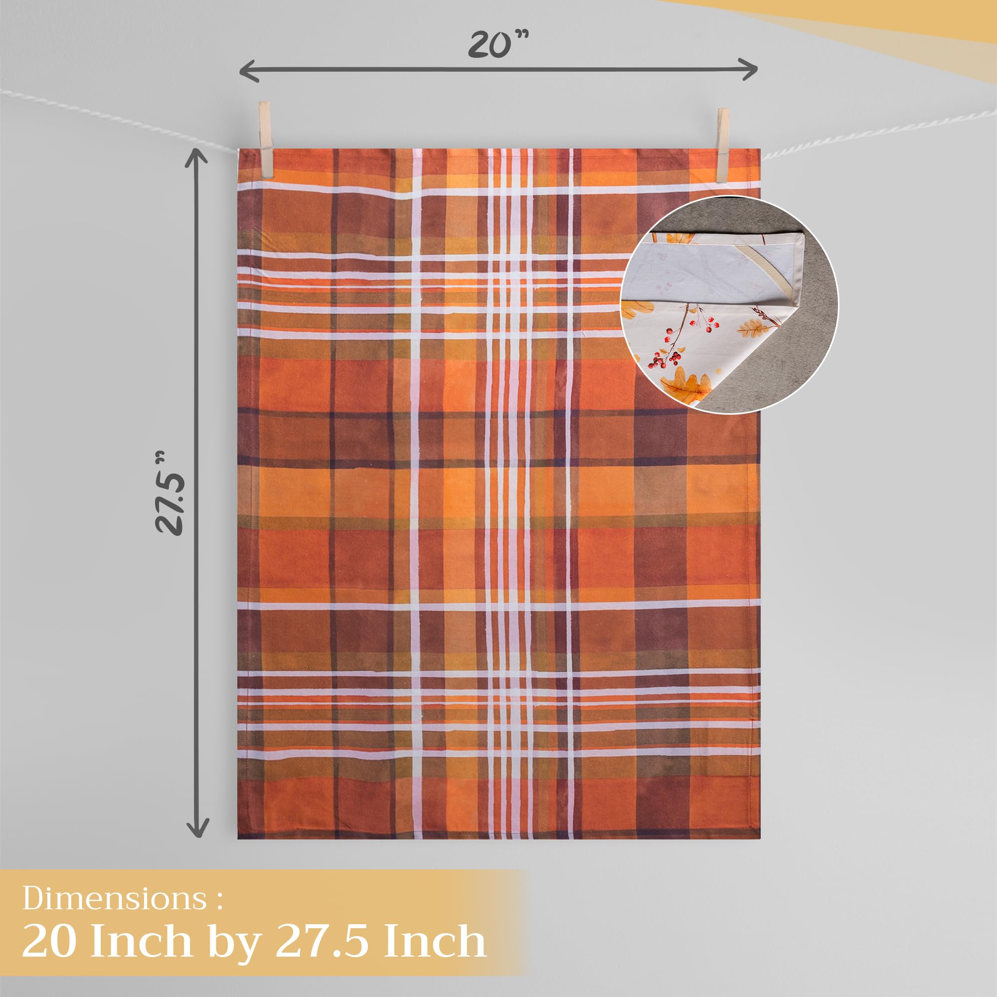 Maison D' Hermine Kitchen Towel 100% Cotton Quick Dry Cleaning Dishtowel For Gifts, Dining, Home, Wedding, Banquet, Buffet, Oak