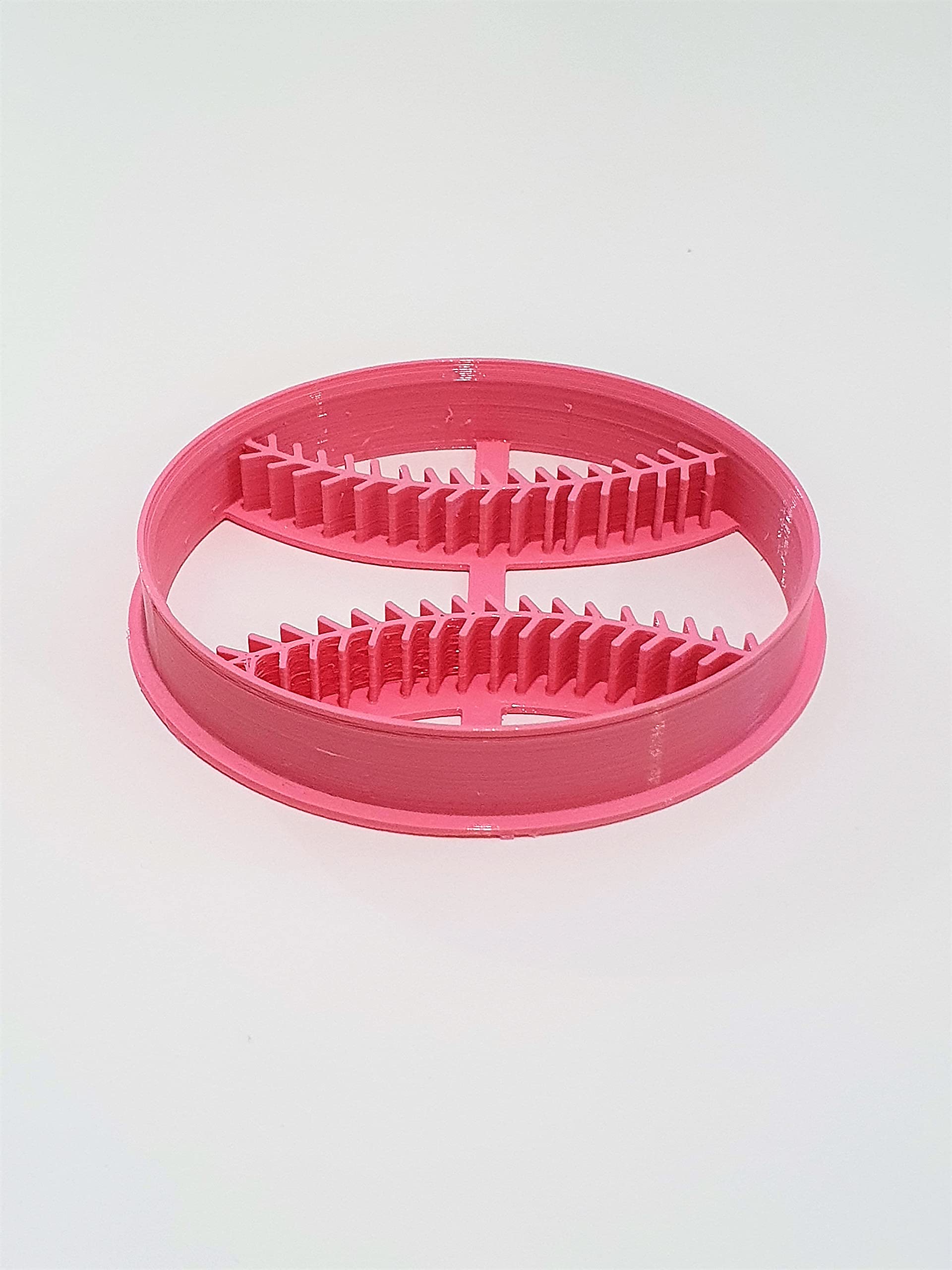 T3D Cookie Cutters Baseball Ball Cookie Cutter, Suitable For Cakes Biscuit And Fondant Cookie Mold For Homemade Treats, 3.46 X 3