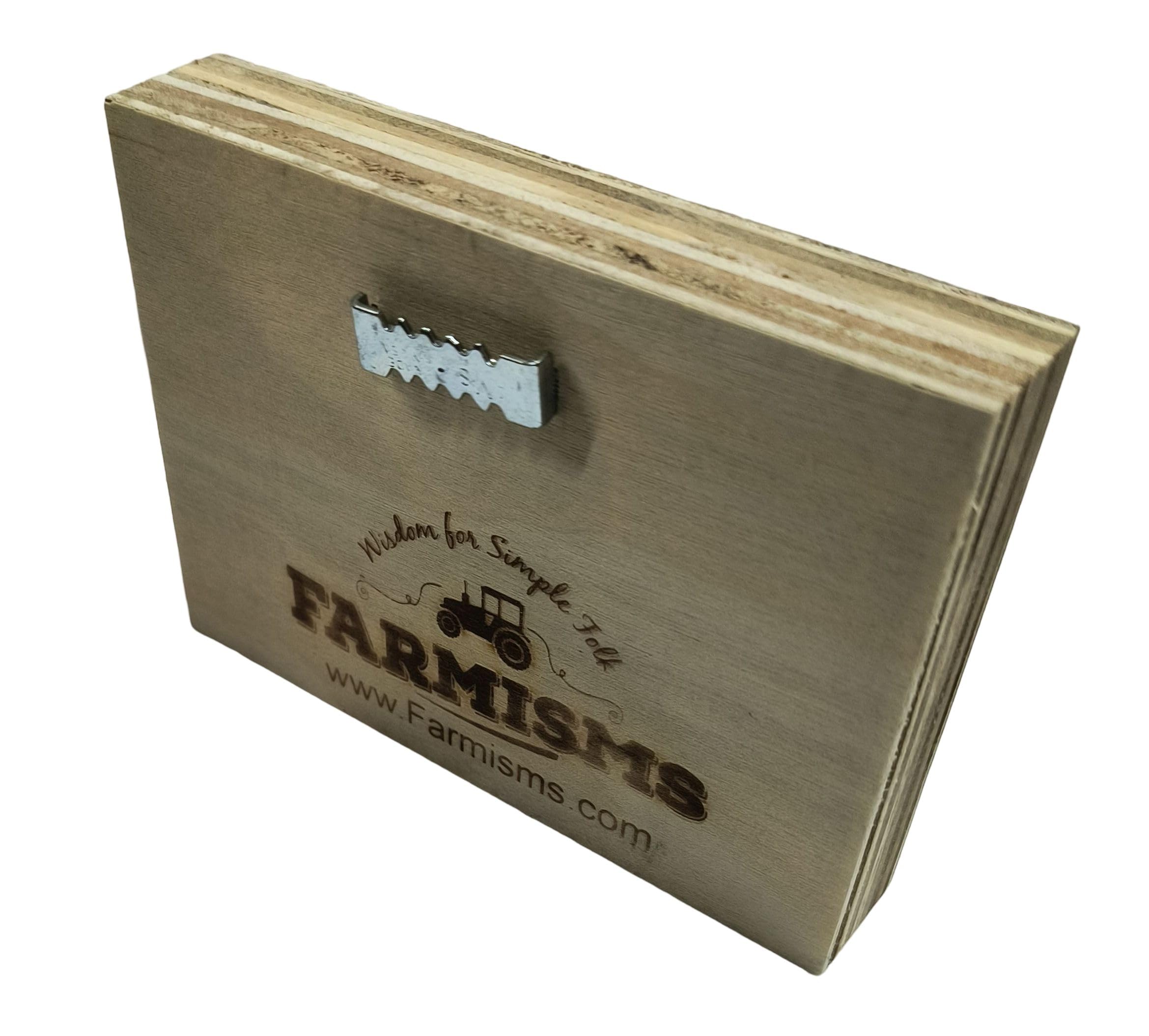 Farmisms 4x3 Inspirational Wooden Rustic Country Signs for Country Farm Living -I Want to Be Your Favorite Hello, and Your Harde