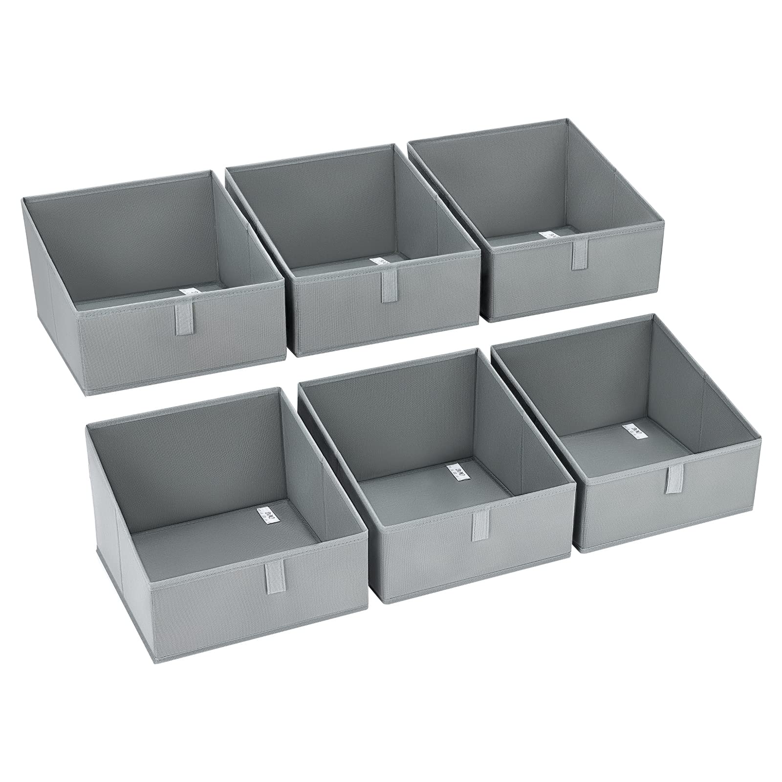 Dimj Storage Baskets For Closet, Trapezoid Closet Storage Bins, Fabric Bins For Closet Organization, Foldable Storage Cubes For