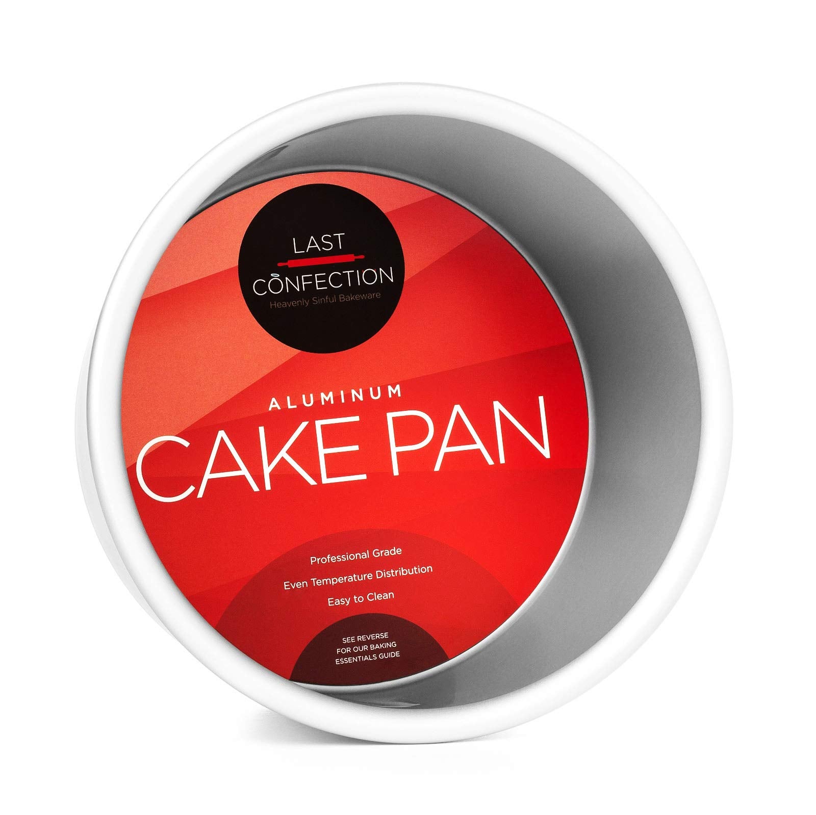 Last Confection 6'' X 4'' Aluminum Round Cake Pan - Professional Bakeware