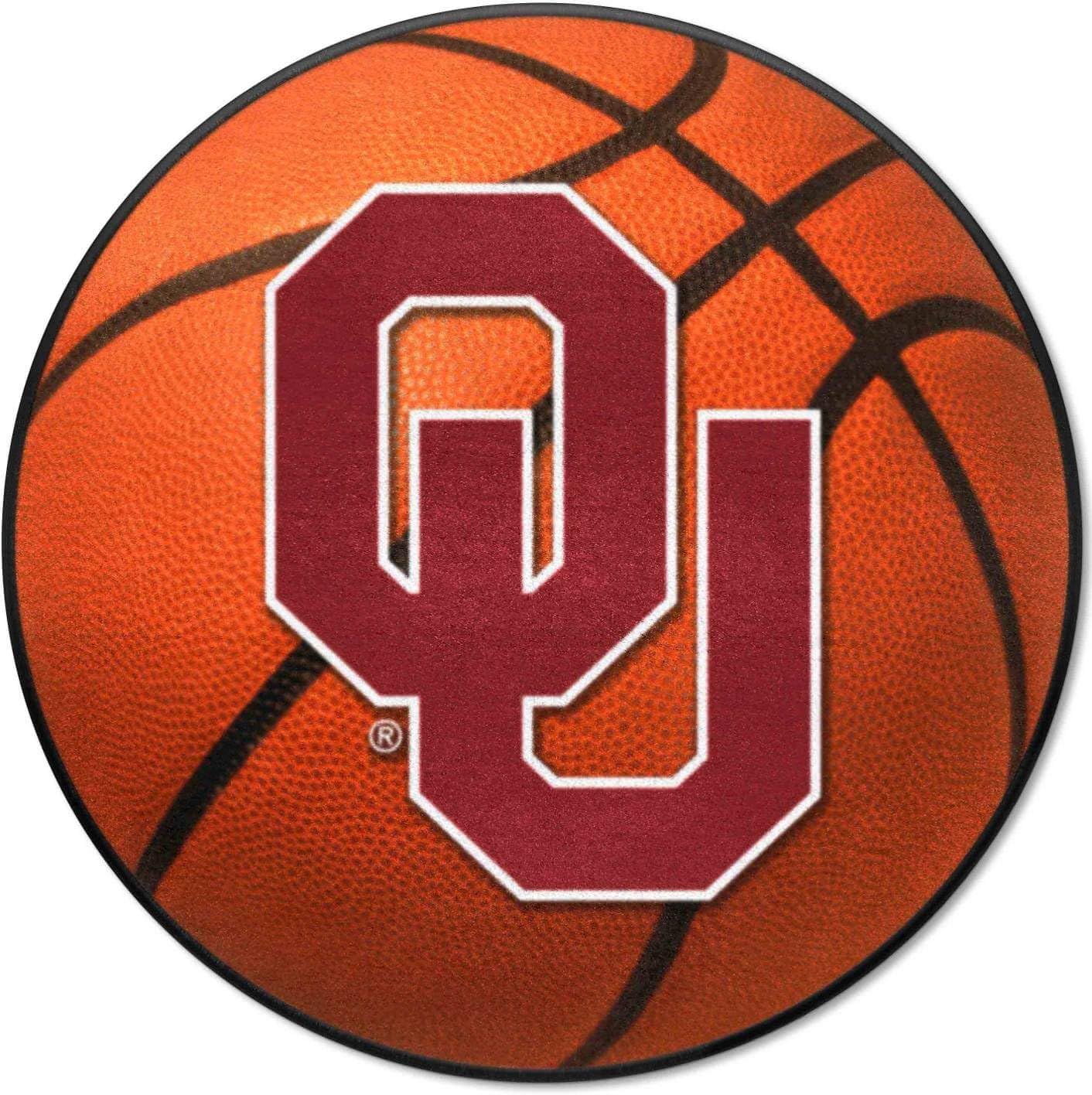 Oklahoma Basketball Mat 27 diameter