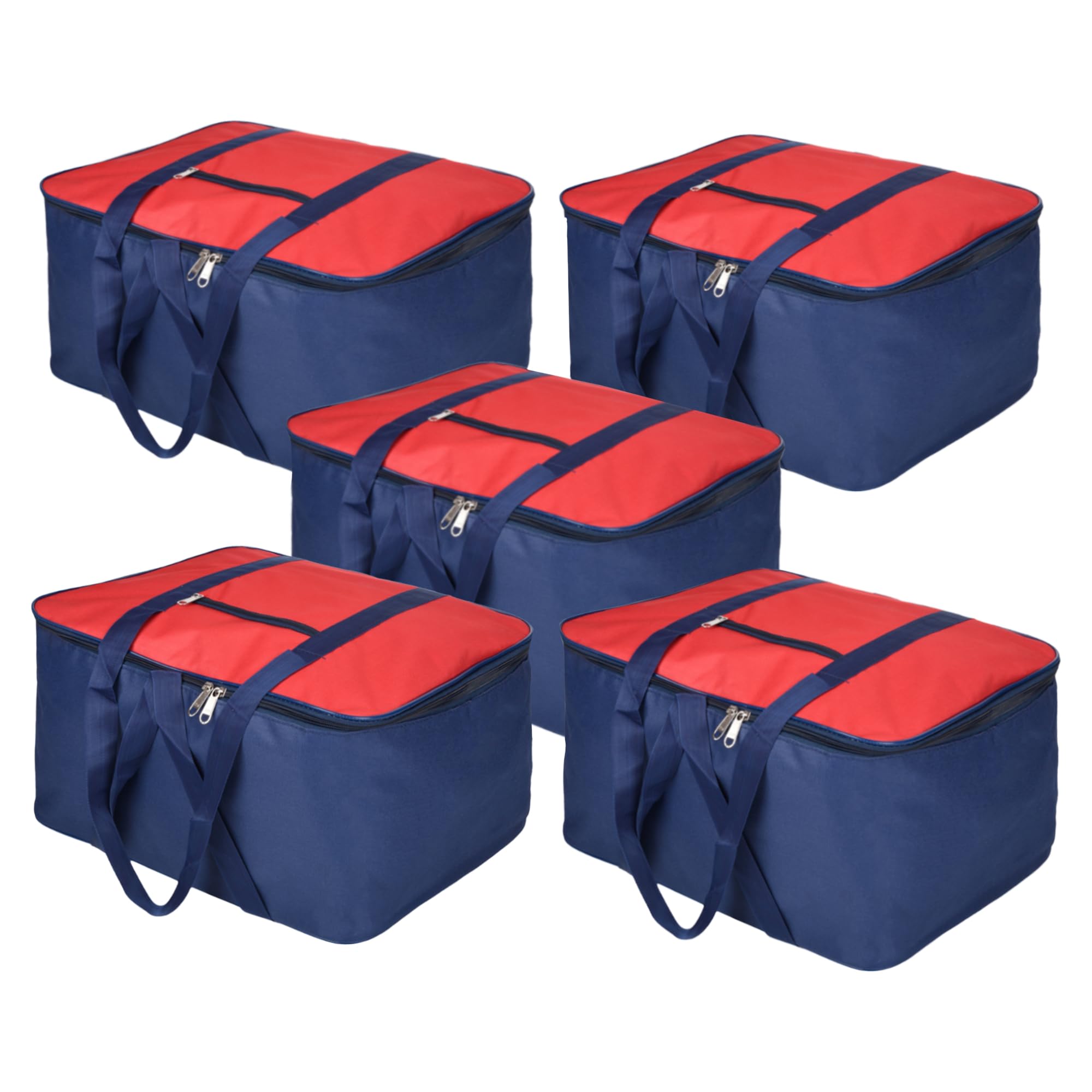 Urbane Home Pack Of 5 UnderBed Storage Bags For Clothes  Winter Wrap Up Storage Cover For Bedding, Blanket & Bedsheet Organize