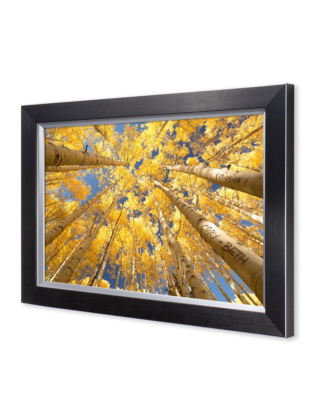 Ipic - Fall In Love, Personalized Artwork With Names And Date On For Home Decor, Customized Gift For Anniversary,Wedding,Holiday