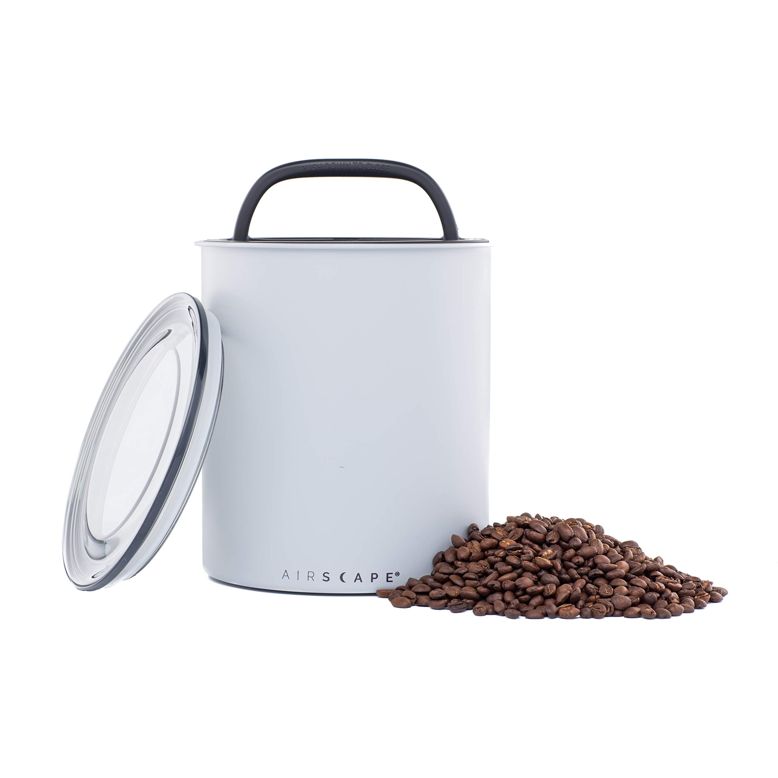 Planetary Design Airscape Kilo Coffee Storage Canister  Large Food Container Patented Airtight Lid 2Way Valve Preserve Freshne